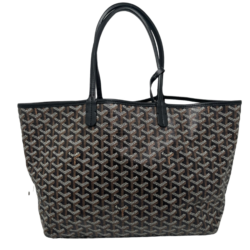 Goyard St. Louis Tote, Coated Canvas, Tonal Leather Trim, Leather Shoulder Straps, Interior Pochette, Canvas Lining, Condition Excellent