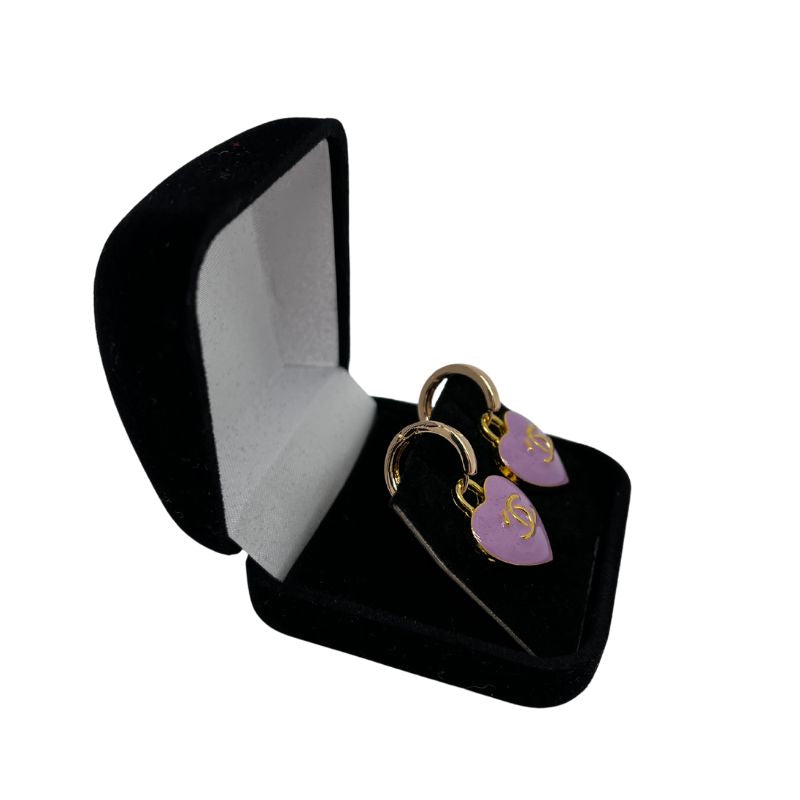 Designer Button Earrings