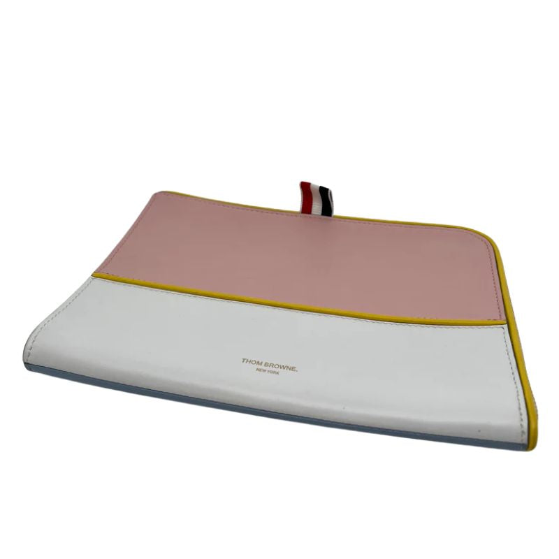 Thom Browne Color Block Small Gusset Folio