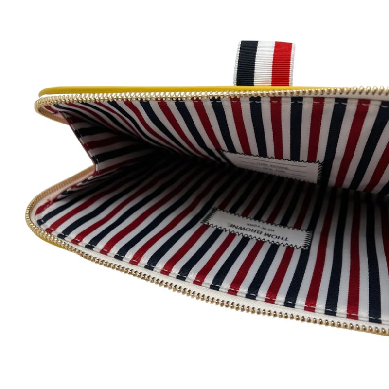 Thom Browne Color Block Small Gusset Folio