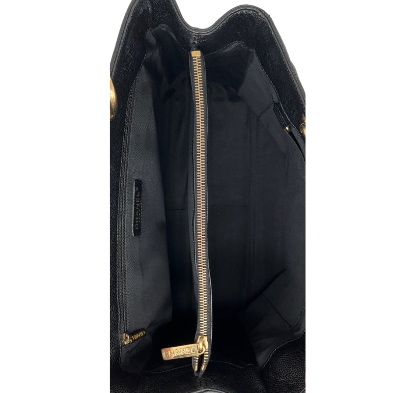 Interior View: Black Satin Interior. Zipper Pocket. Zipper and Patch Pockets.