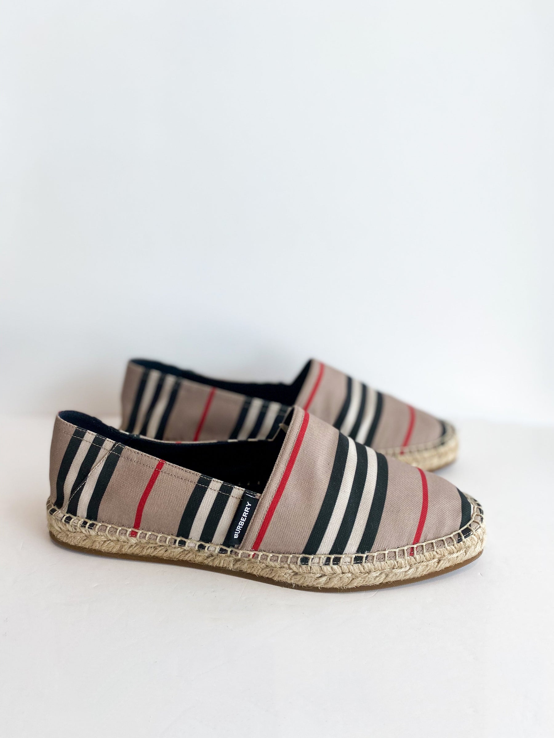 Burberry Alport Stripe Espadrille Side