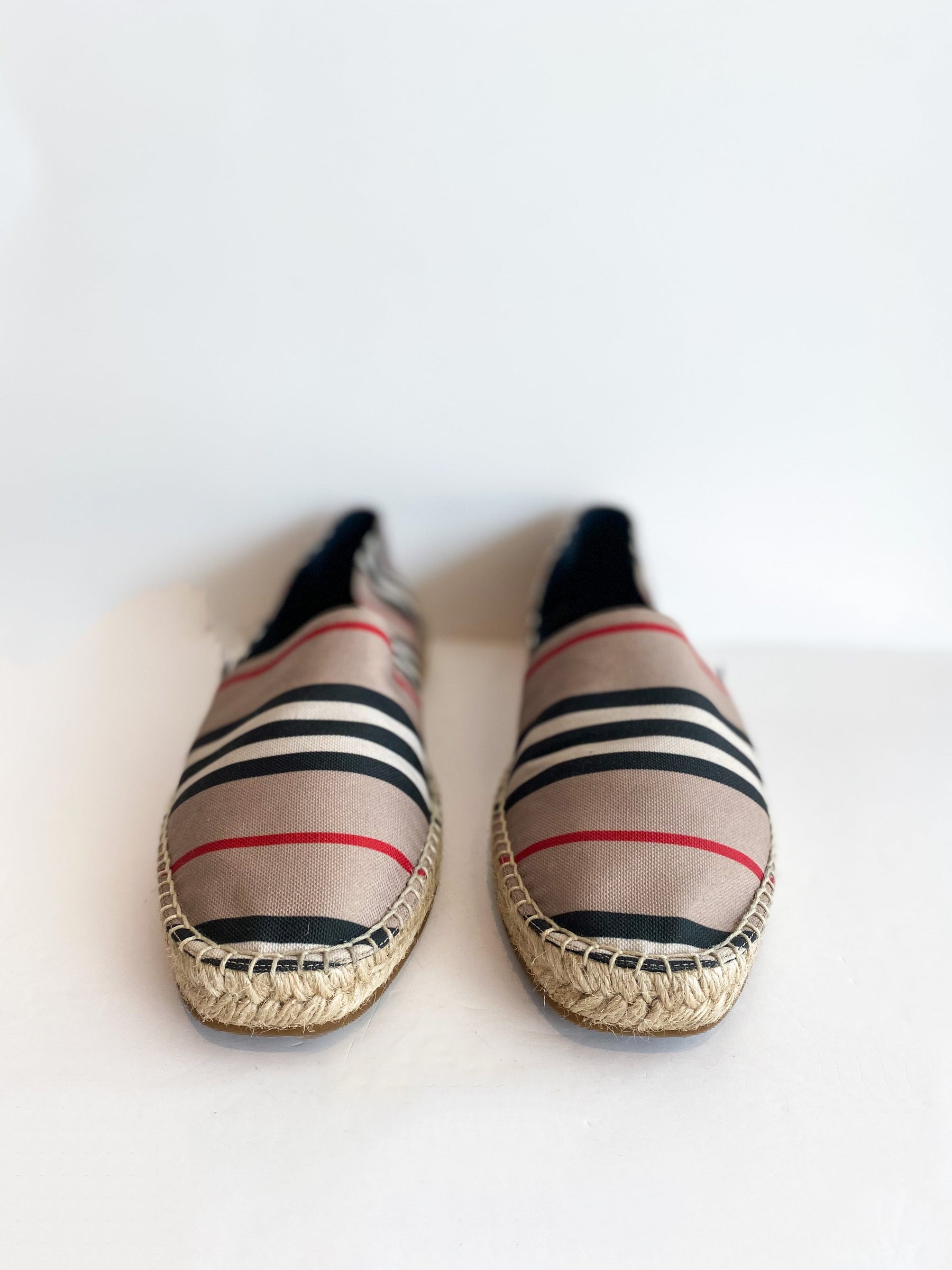 Burberry Alport Stripe Espadrille Front