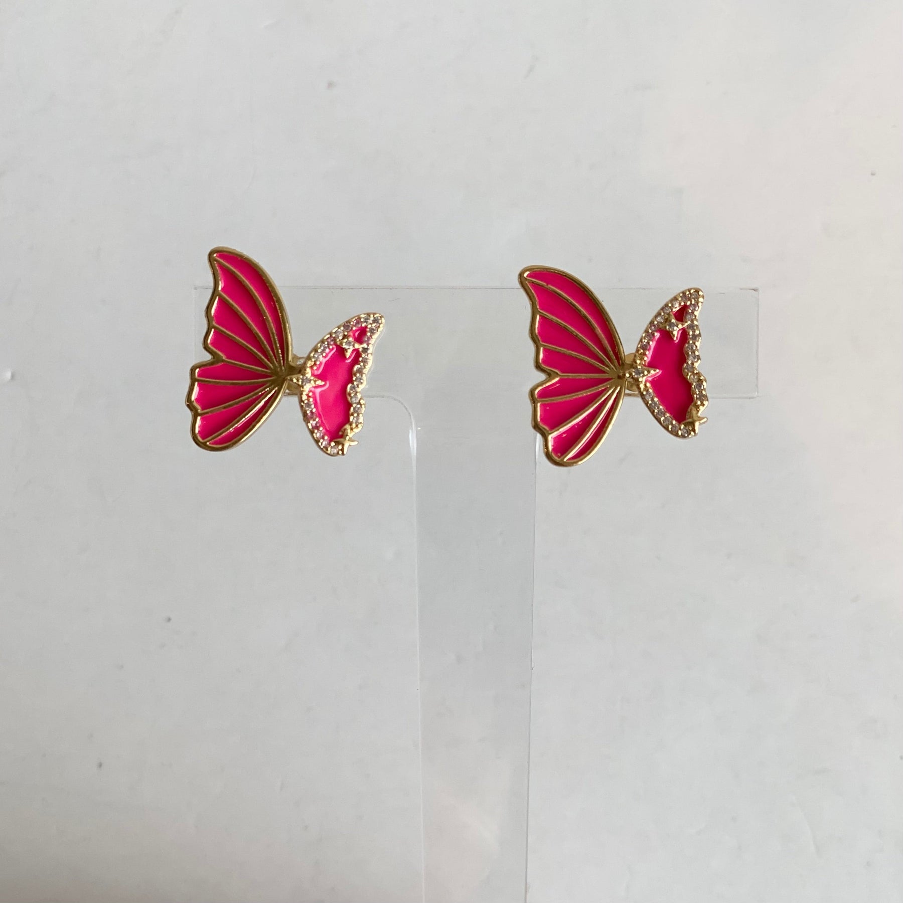 Multicolor Butterfly Flutter Earrings