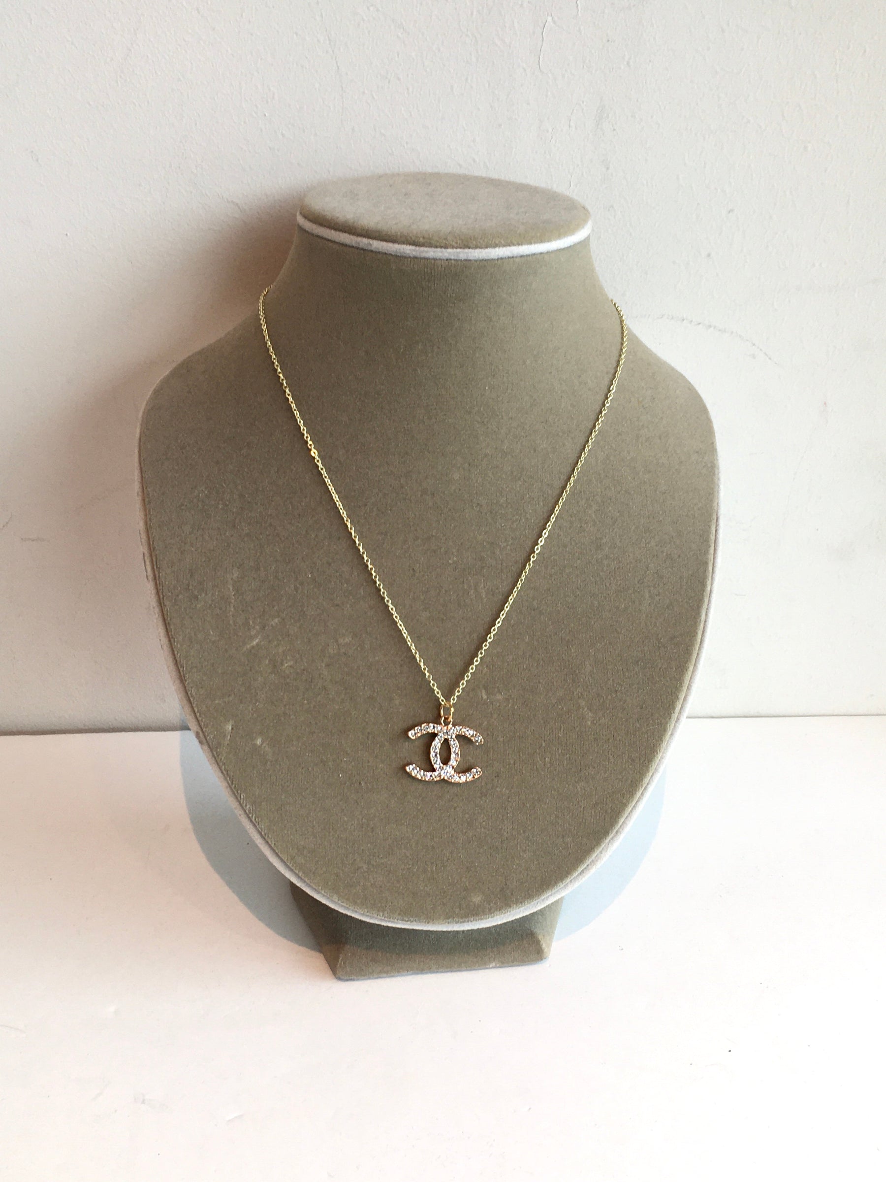 Designer Button Necklace