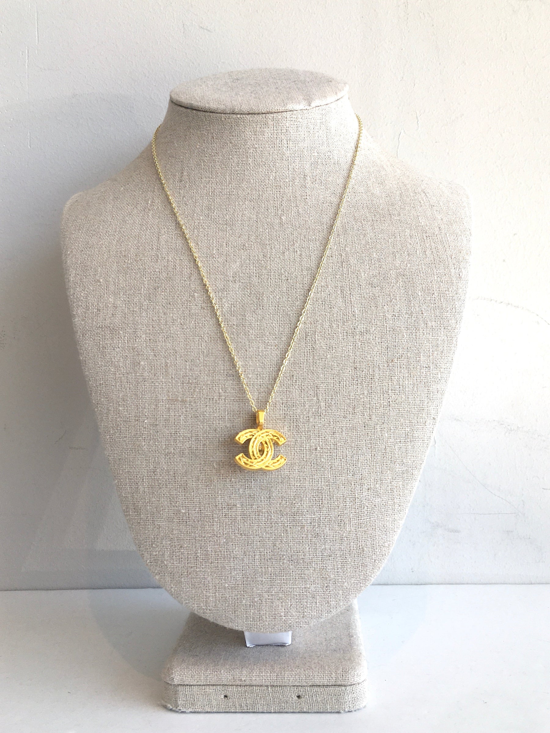 Designer Button Necklace