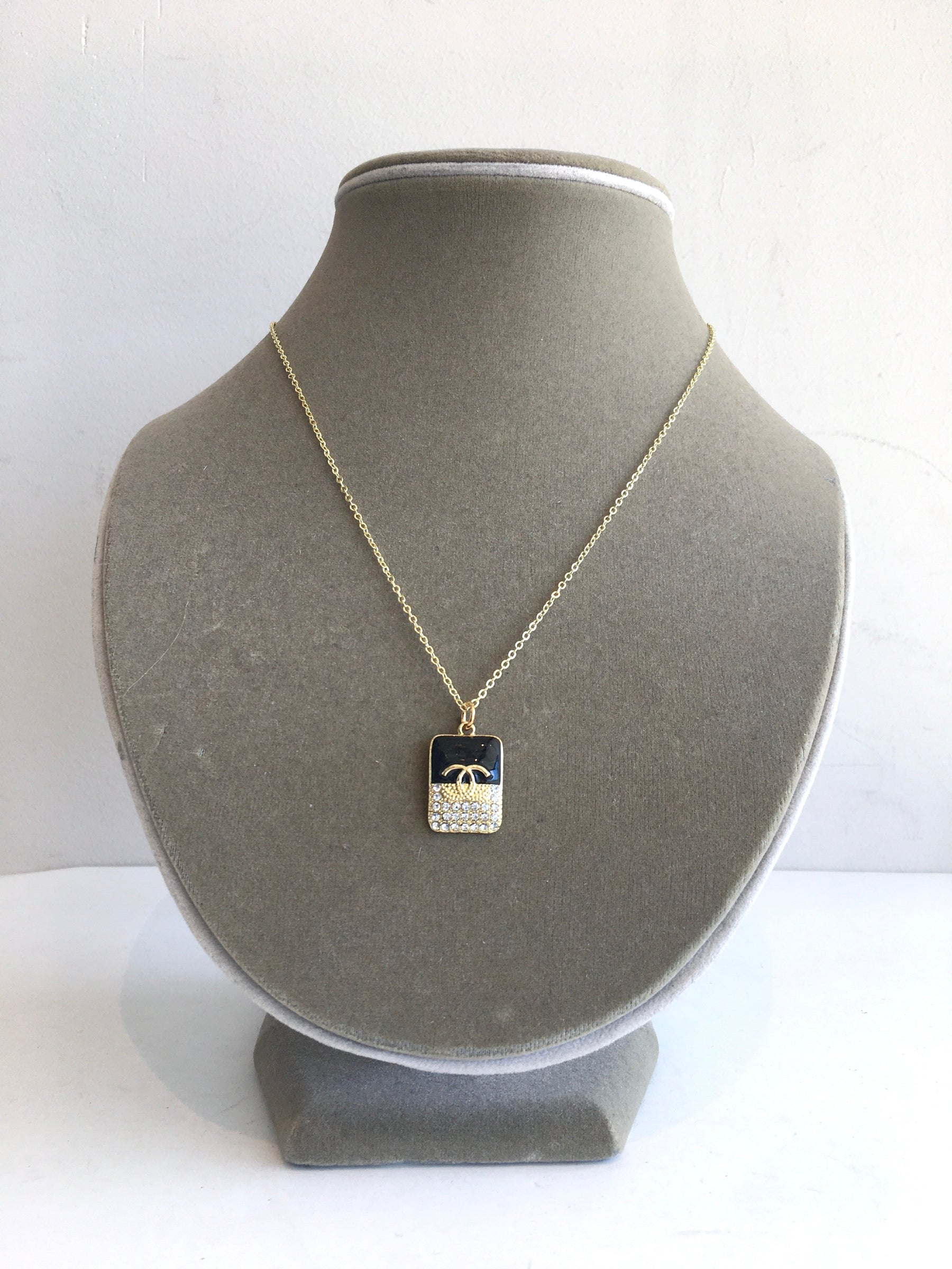 Designer Button Necklace