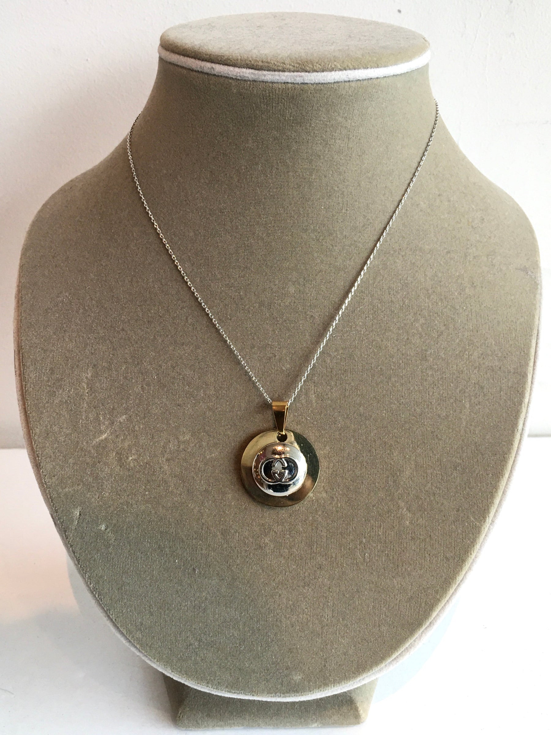 Designer Button Necklace