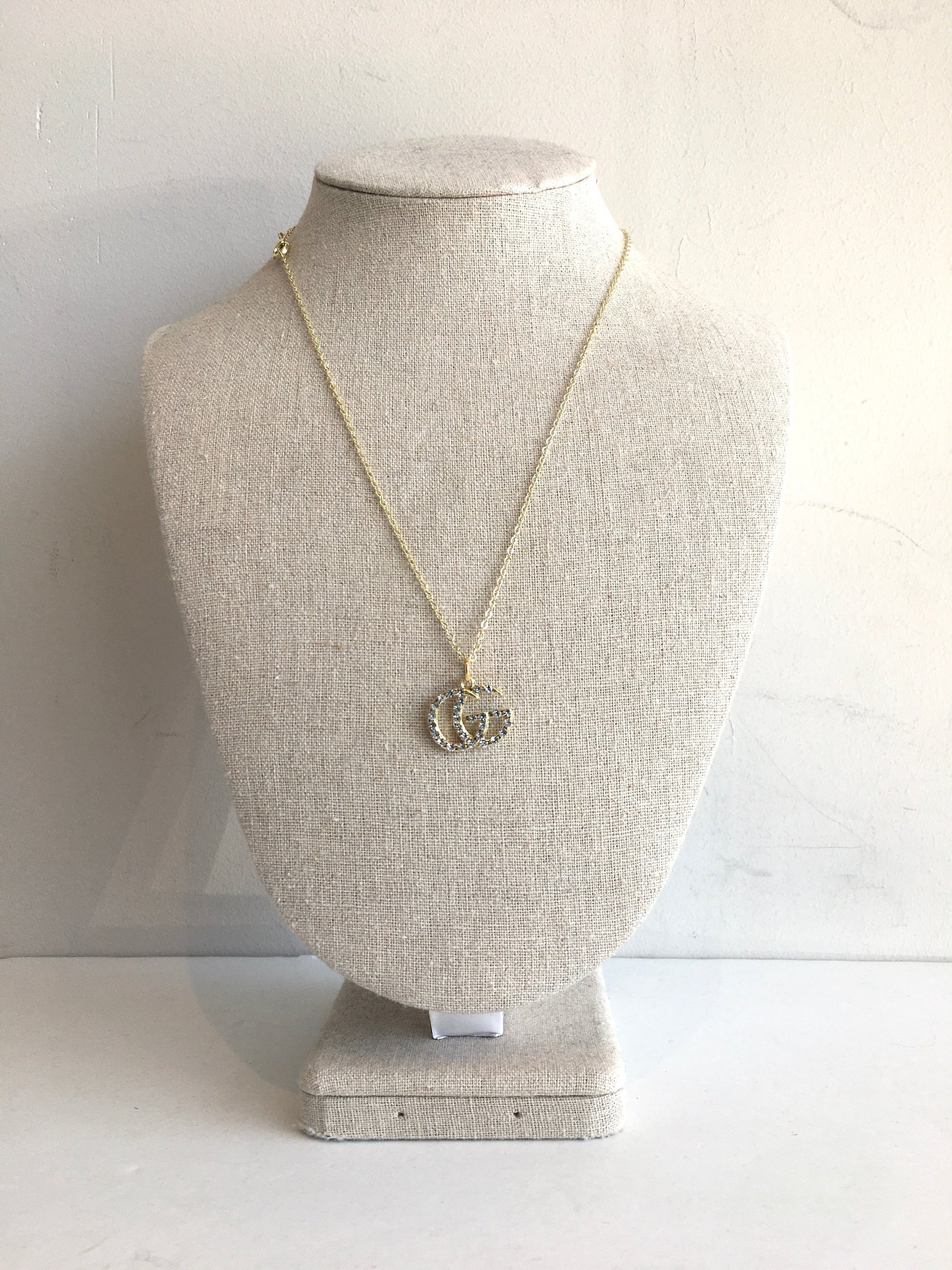 Designer Button Necklace