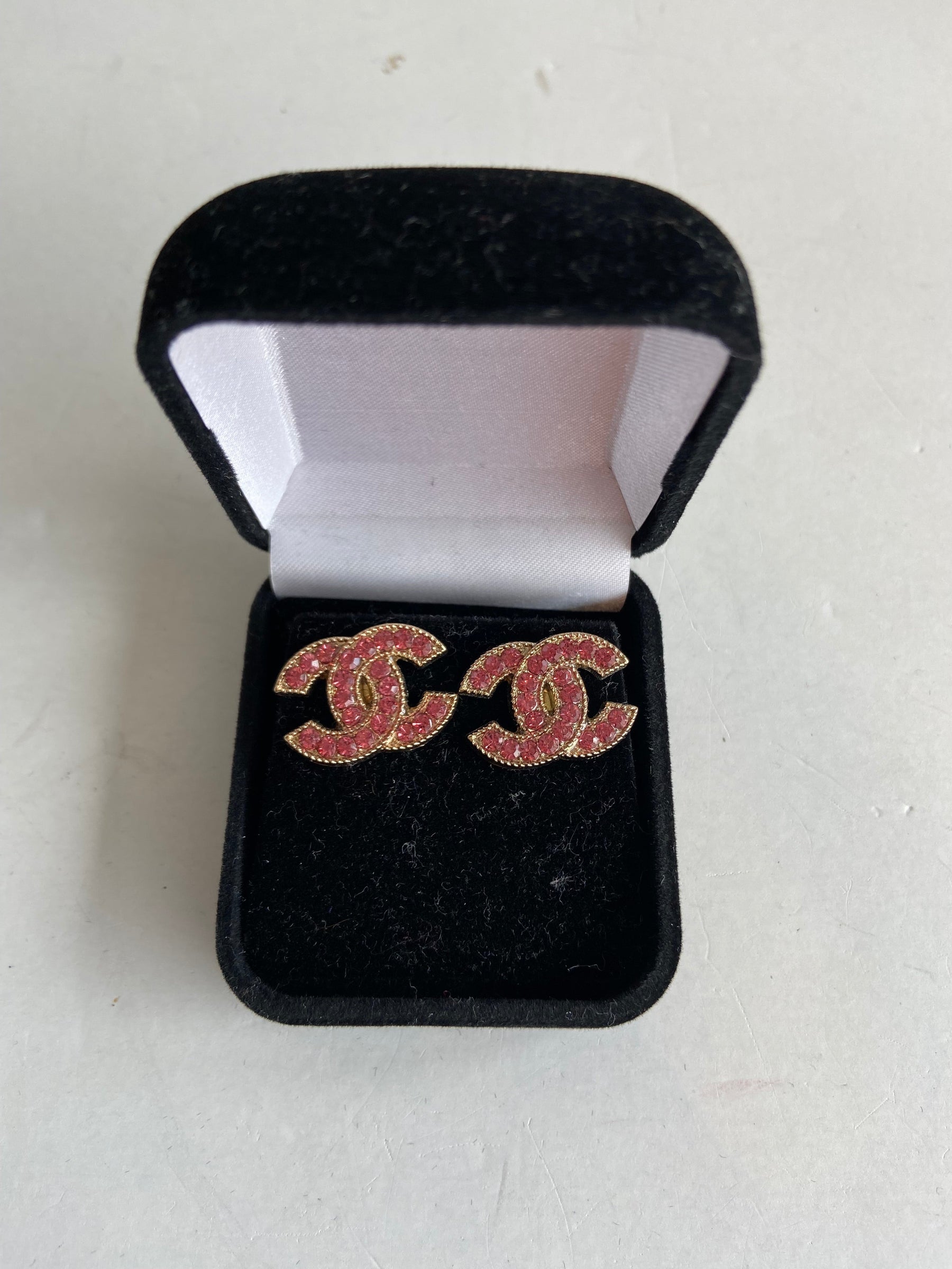 Designer Button Earrings