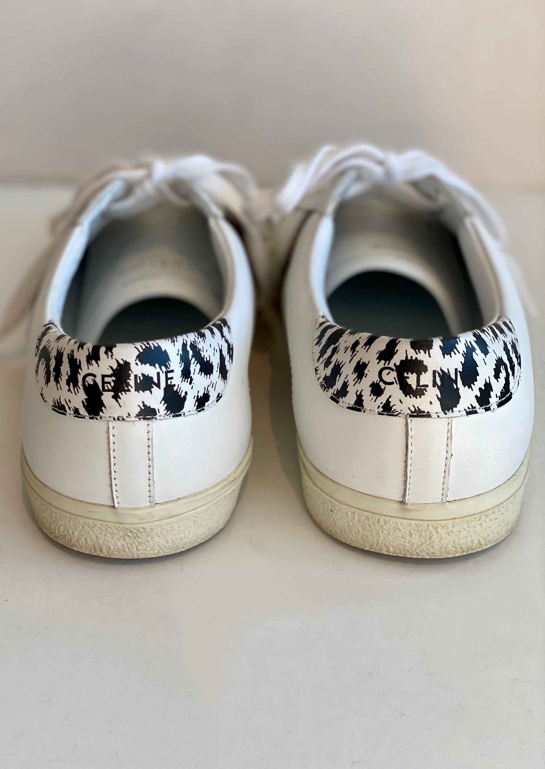 Celine Animal Print Sneakers Back