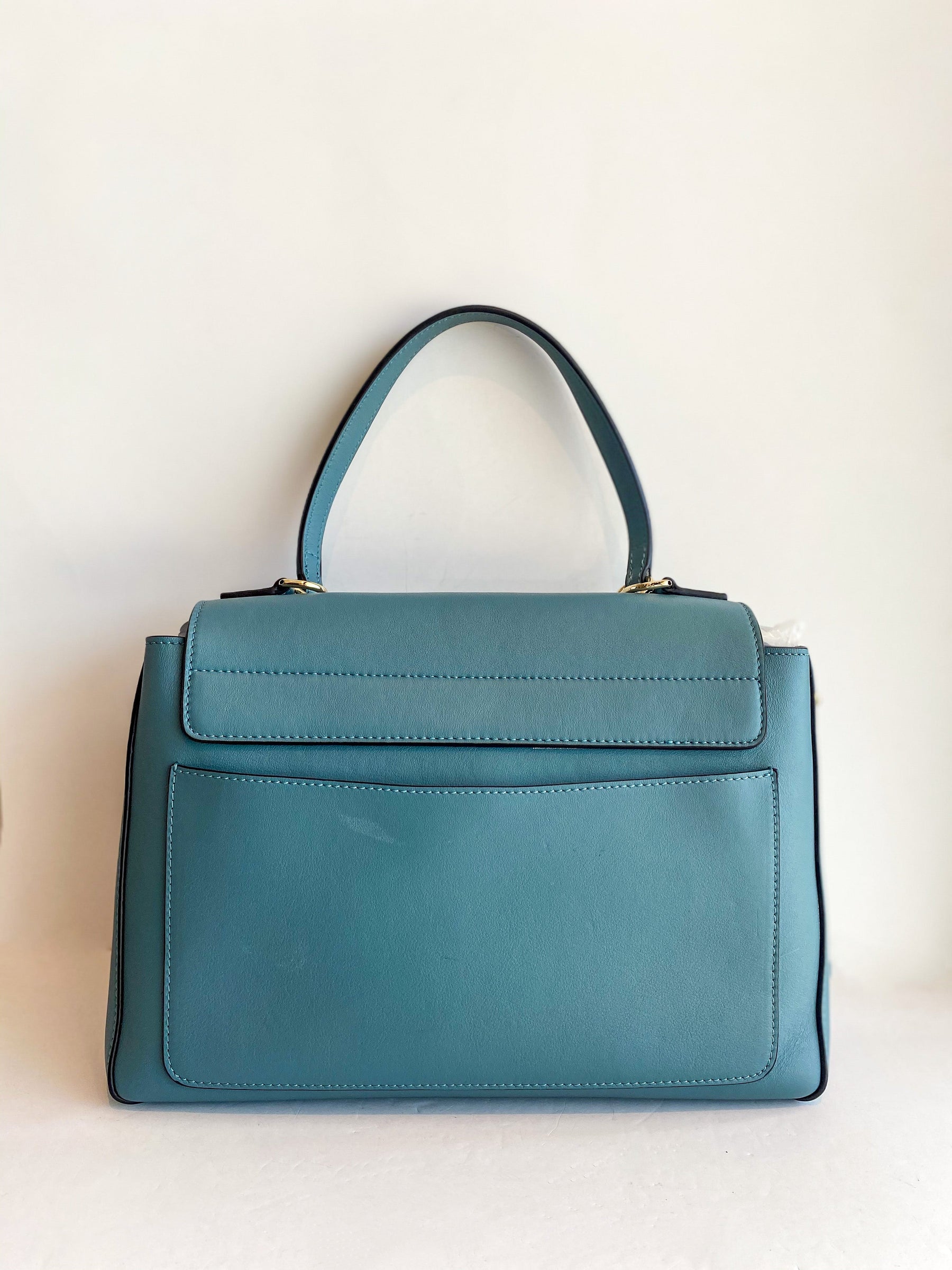 Chloe Faye Day Bag Stormy Blue Back