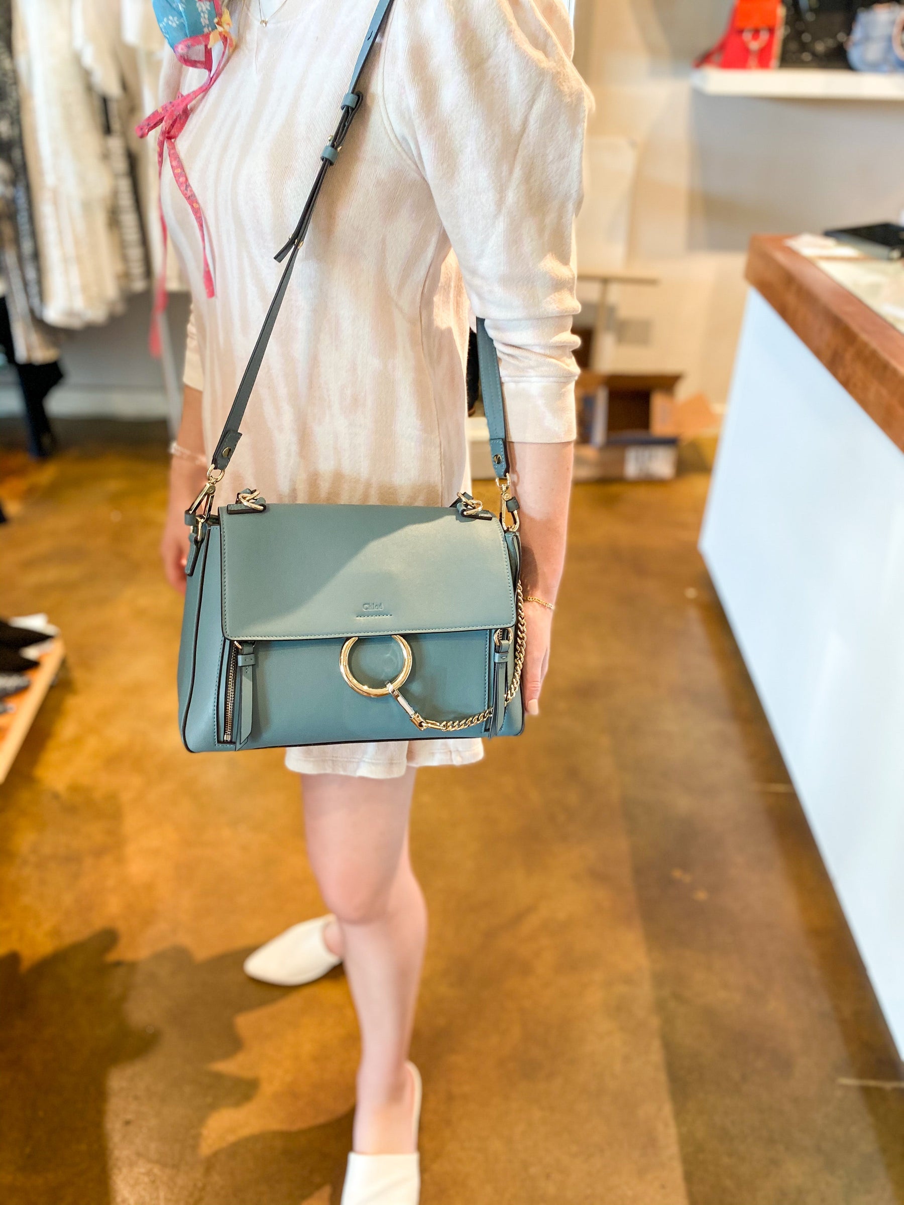 Chloe Faye Day Bag Stormy Blue