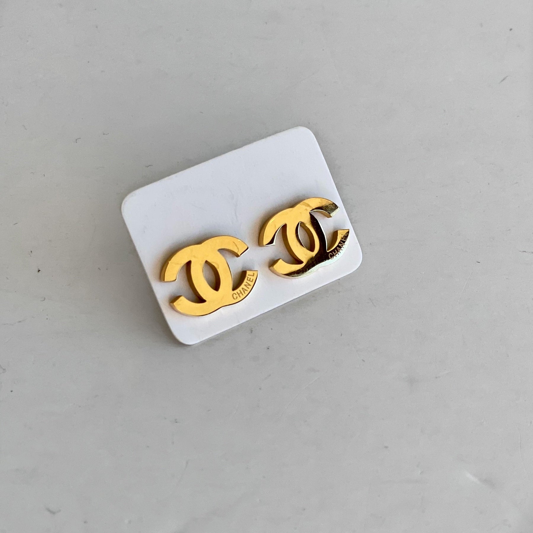 Designer Inspired Studs CC Gold