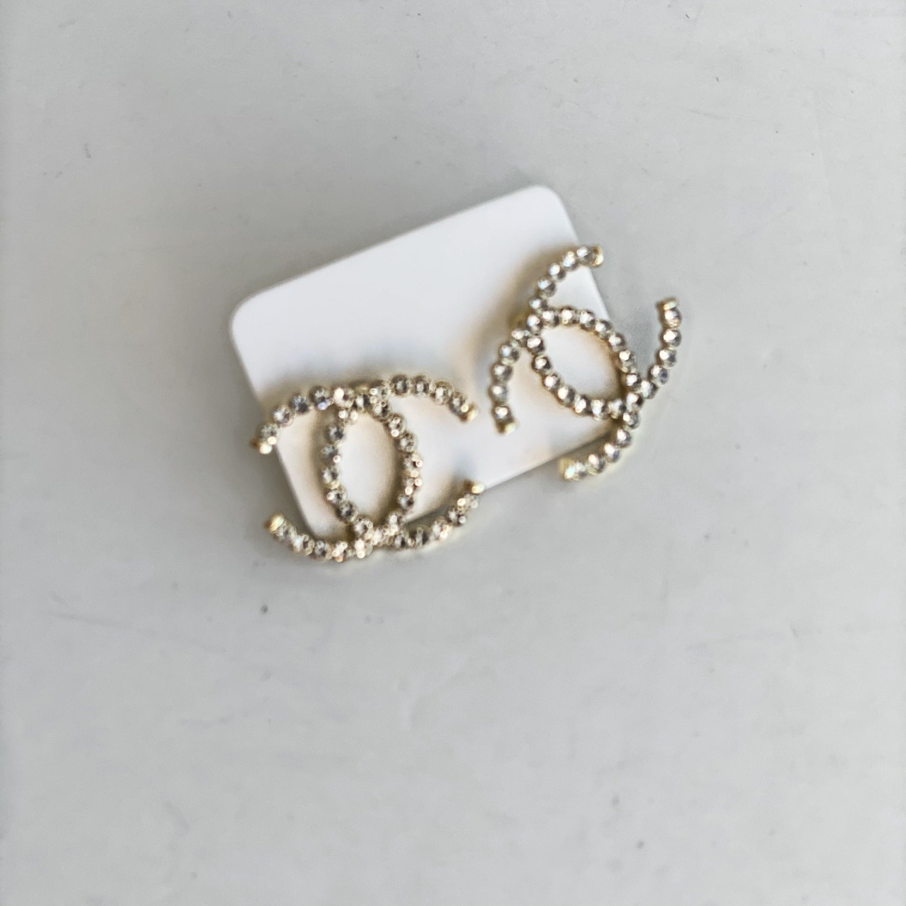 Designer Inspired Jeweled Studs