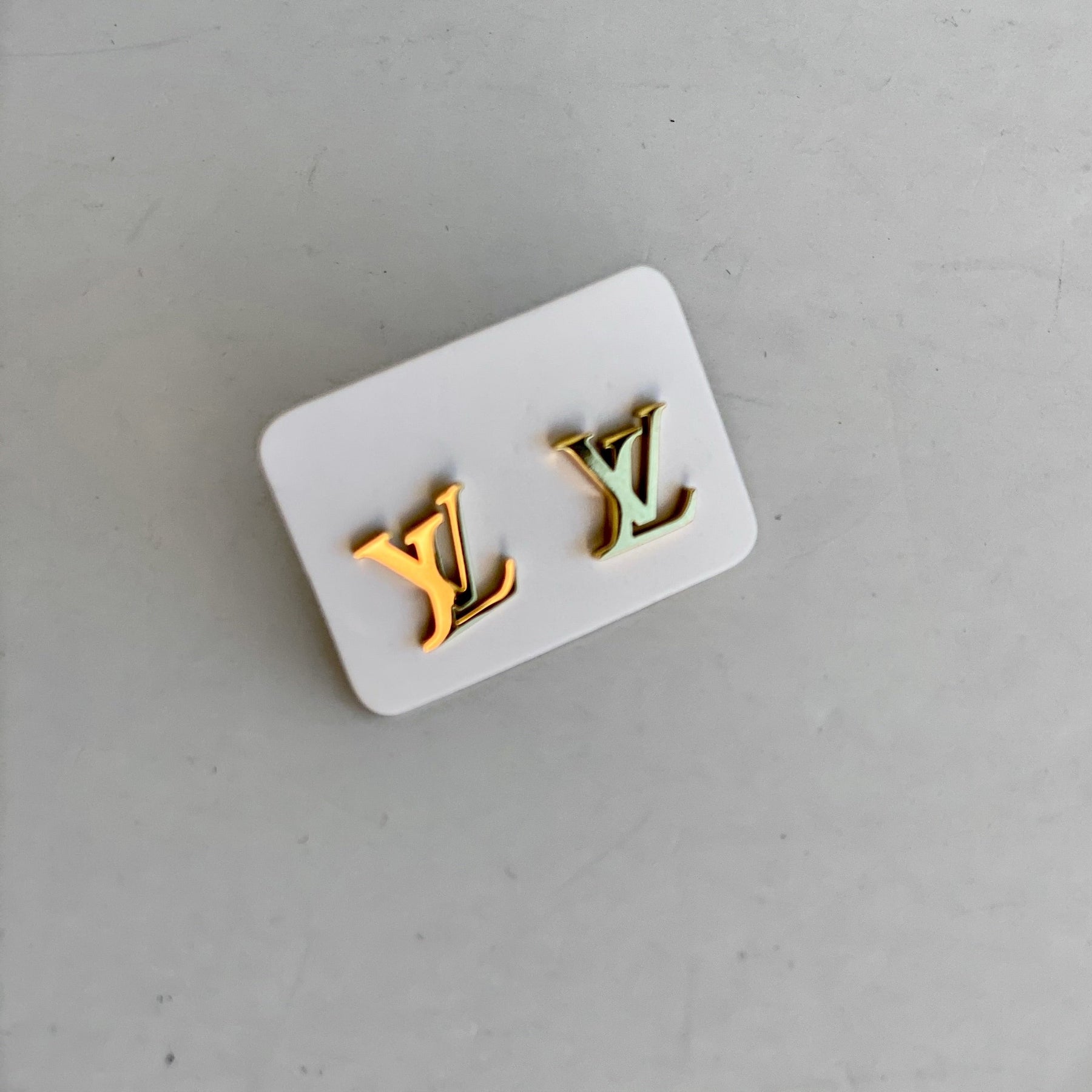 Designer Inspired Studs LV
