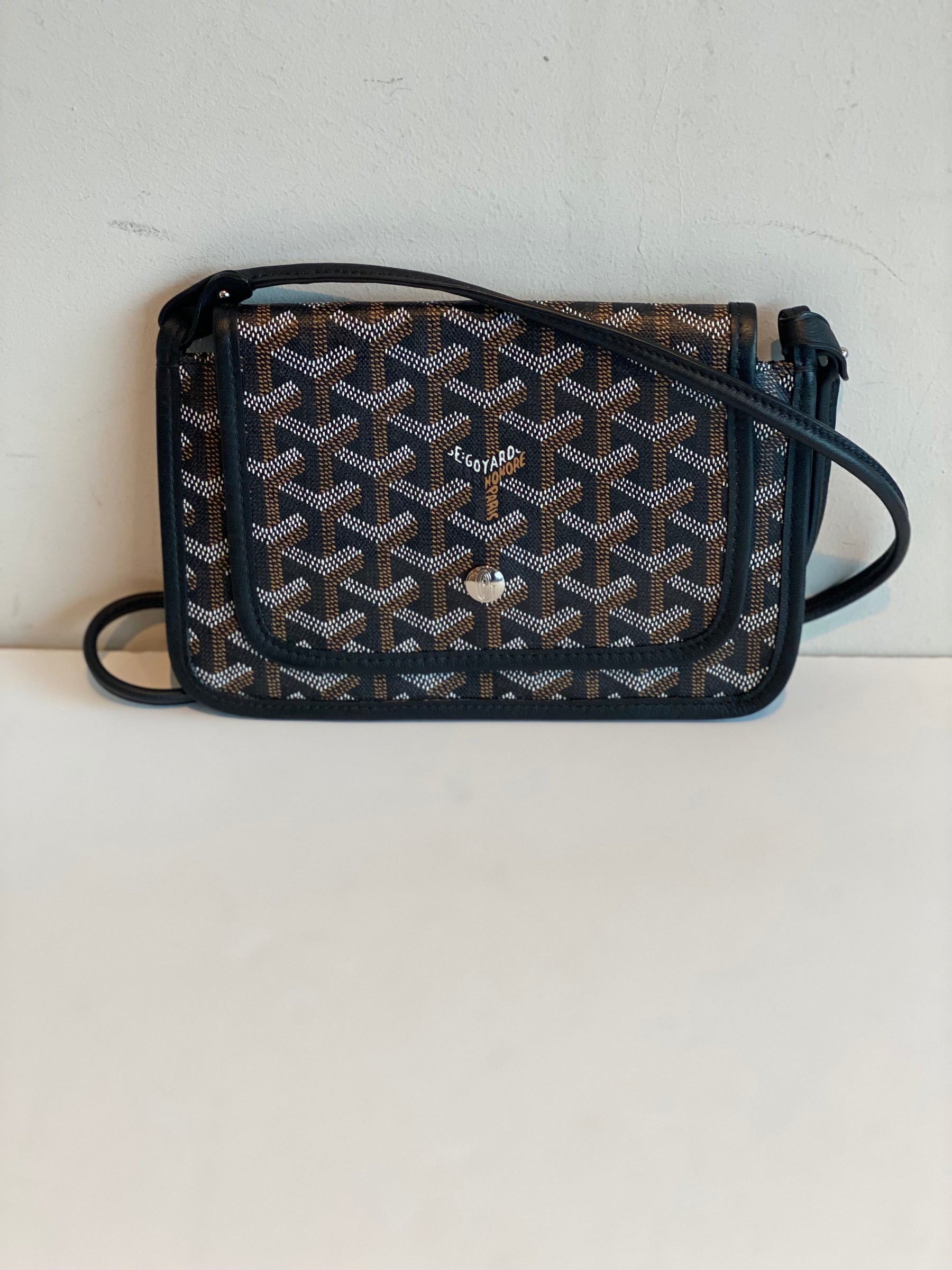 Goyard Goyardine Plumet Wallet Crossbody Clutch