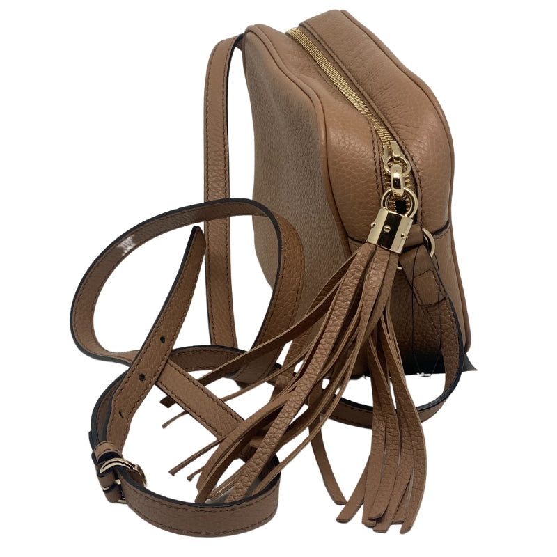 Gucci Soho Disco Crossbody Side Tassel Detail Adjustable Crossbody Strap