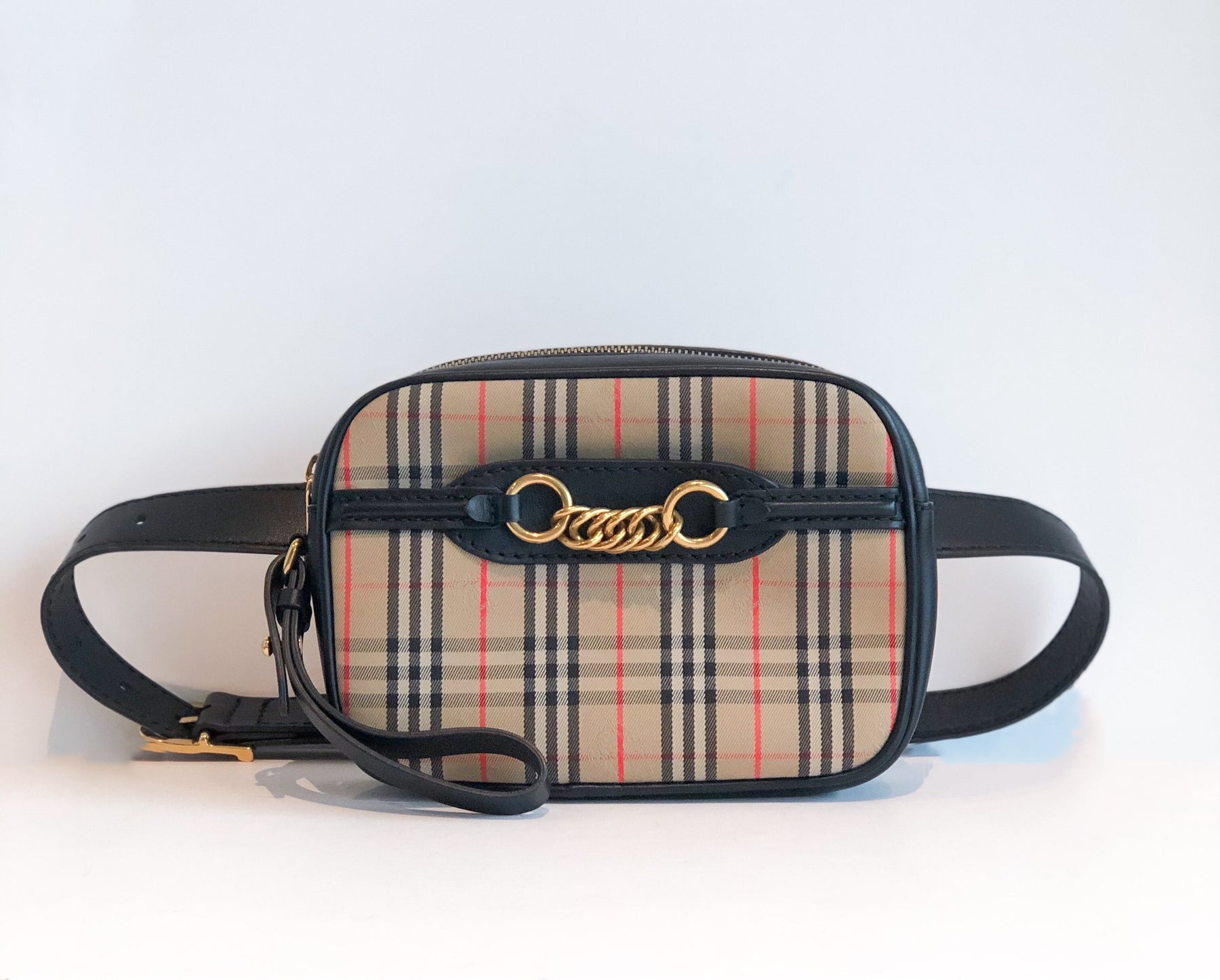 Burberry The 1983 Check Link Bum Bag Plaid