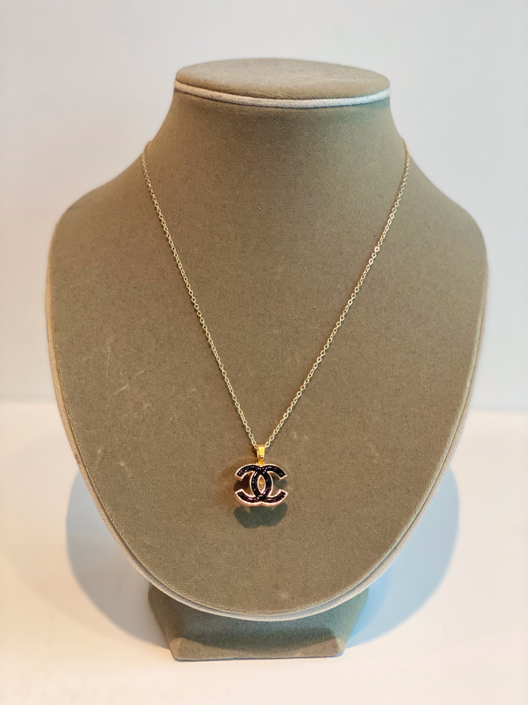 Designer Button Necklace