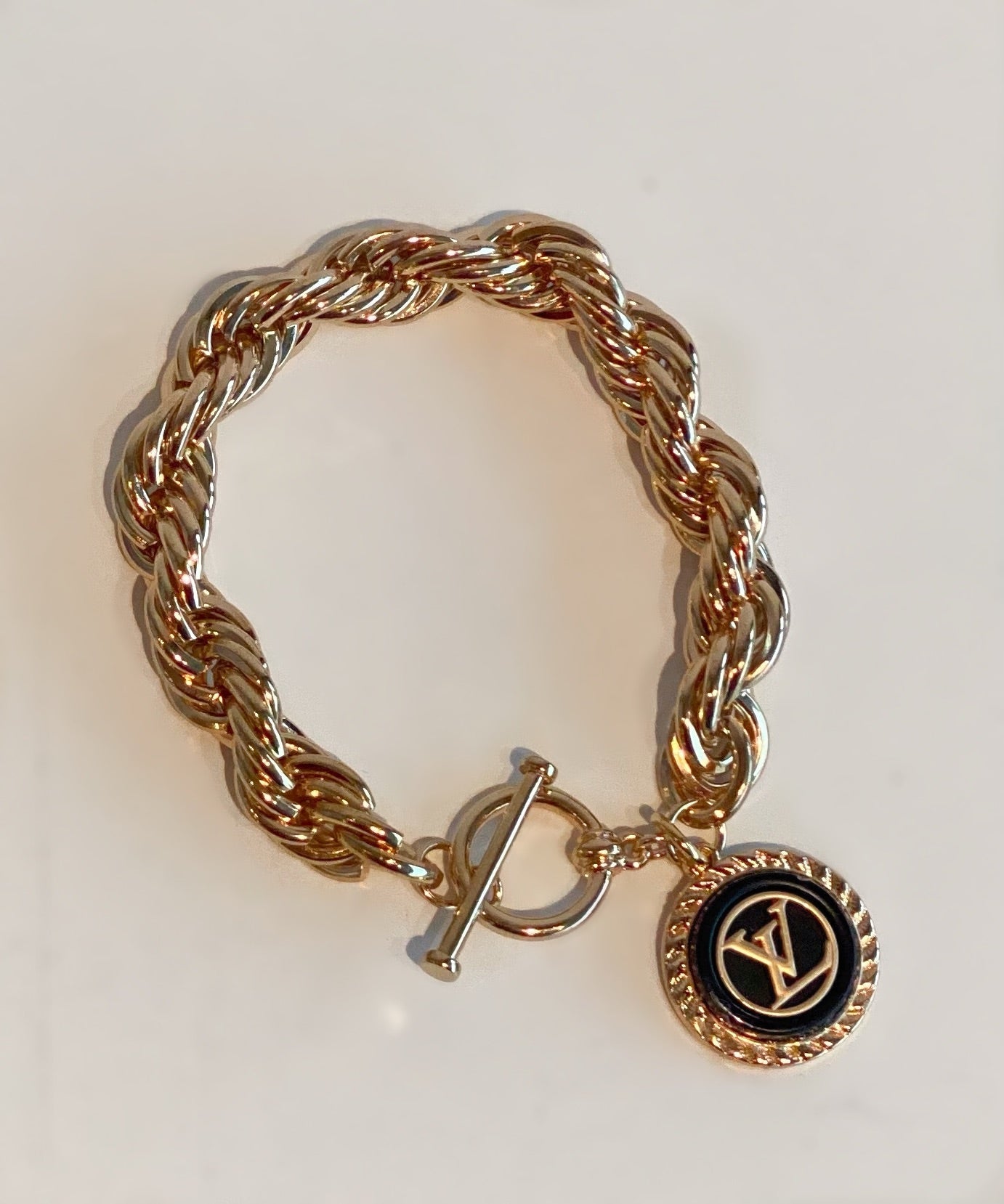 Designer Button Bracelet