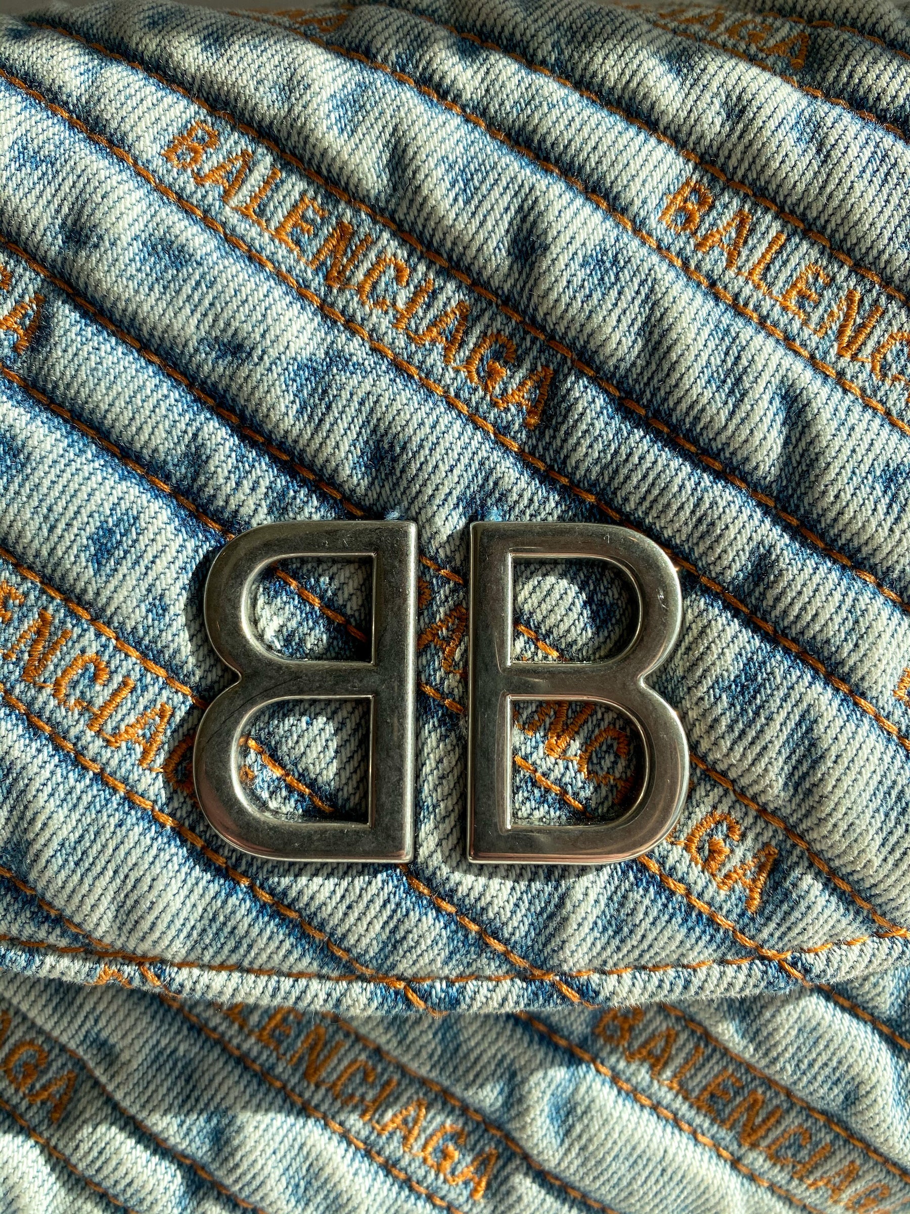 Balenciaga Denim BB Chain Bag