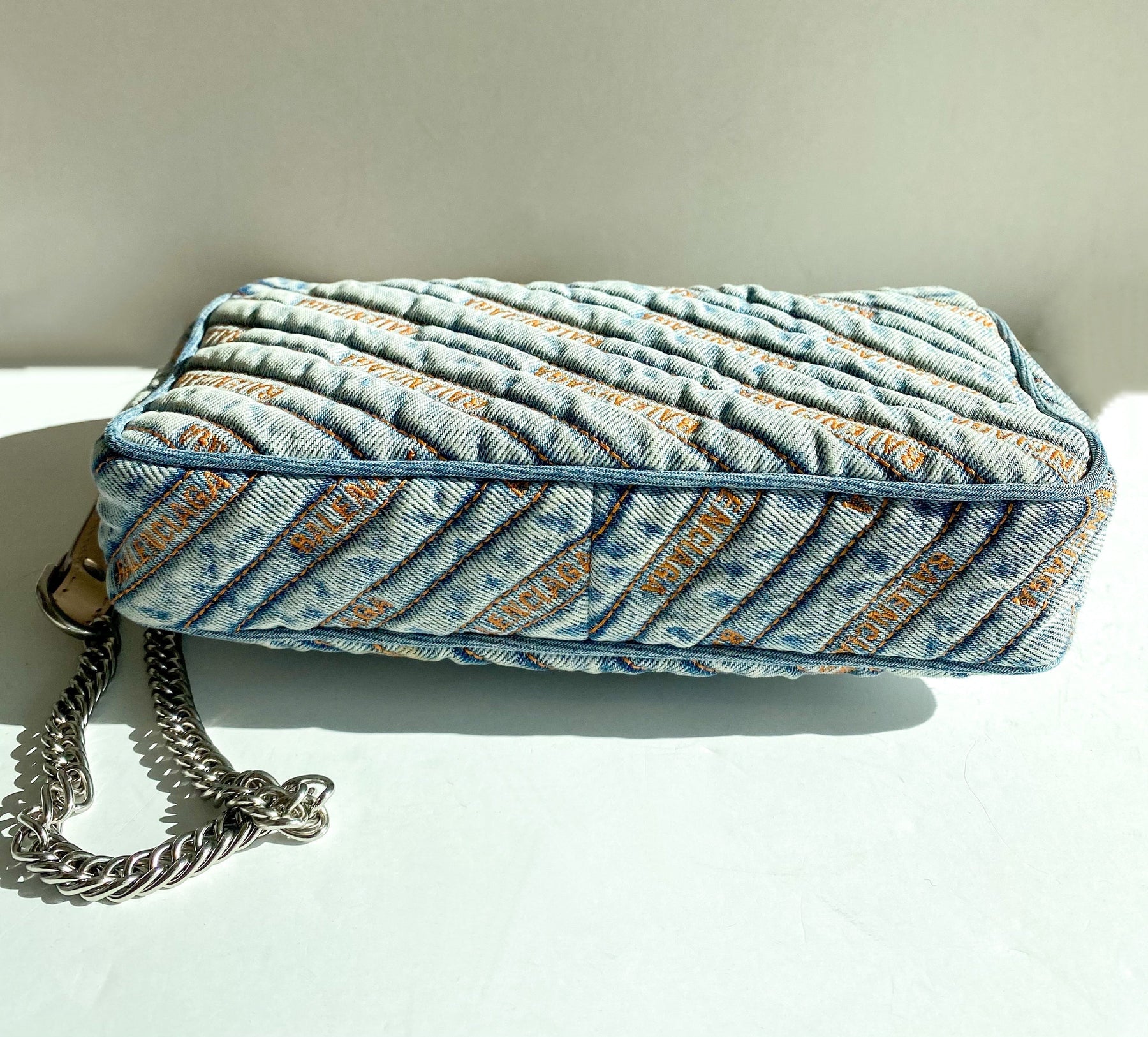 Balenciaga Denim BB Chain Bag