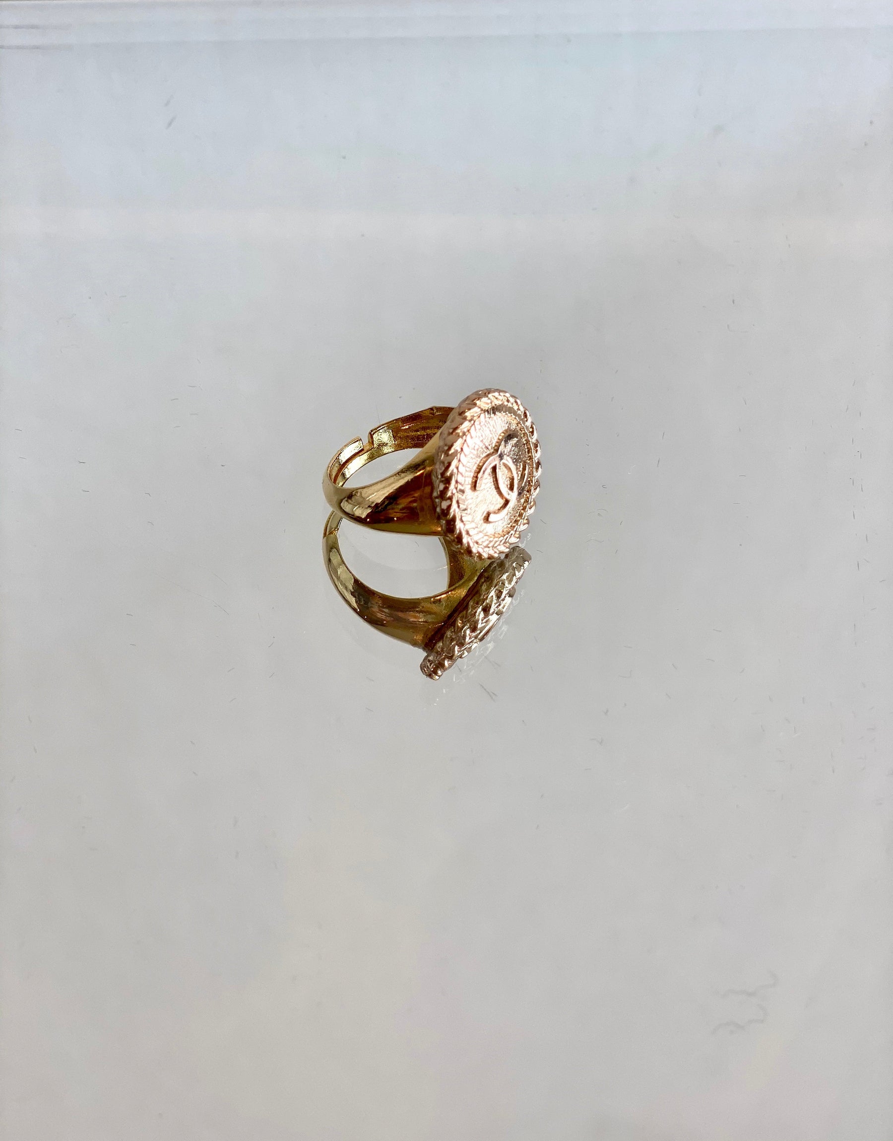 goldchaneldesignerring