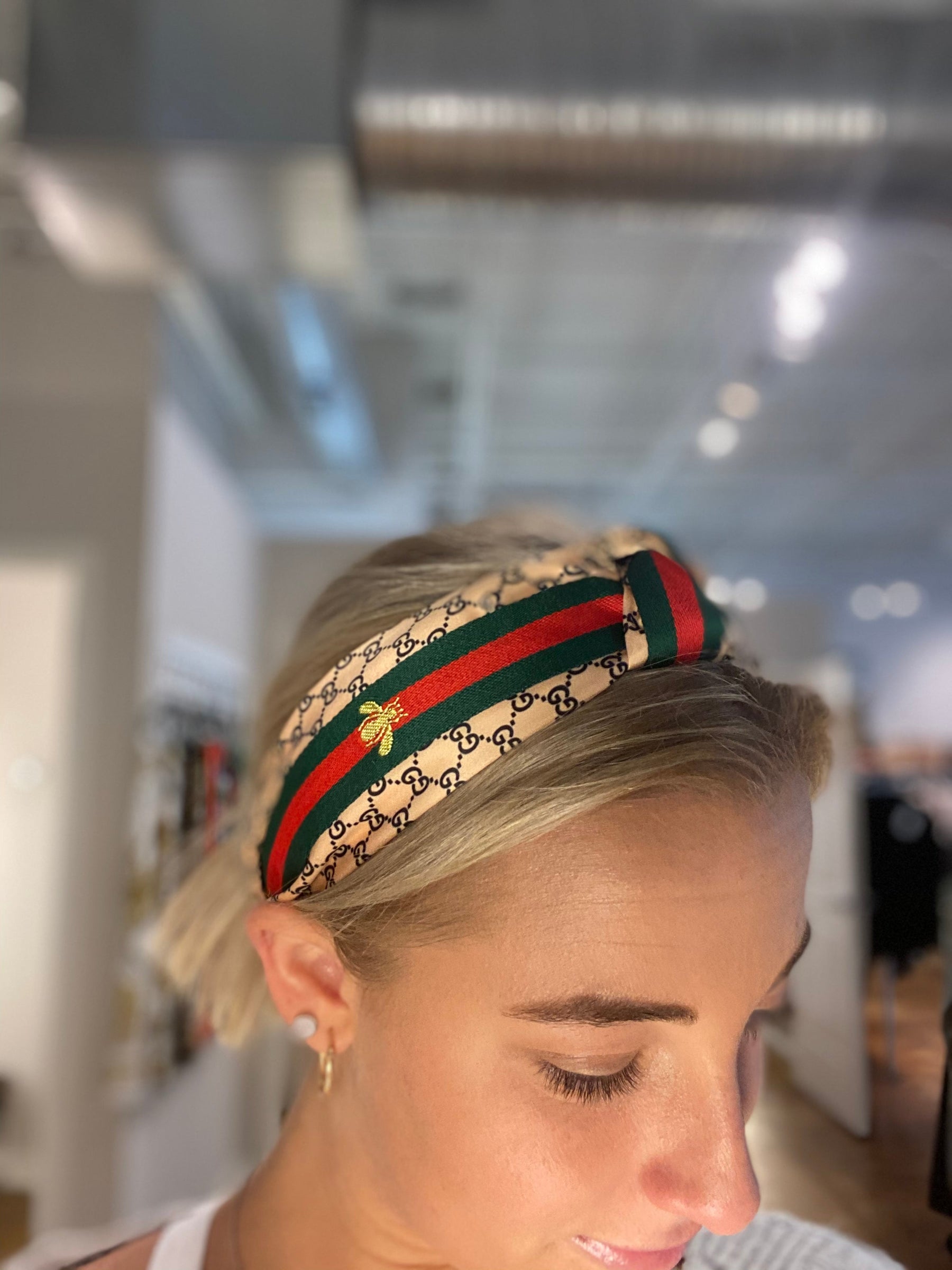 tangreenredheadband