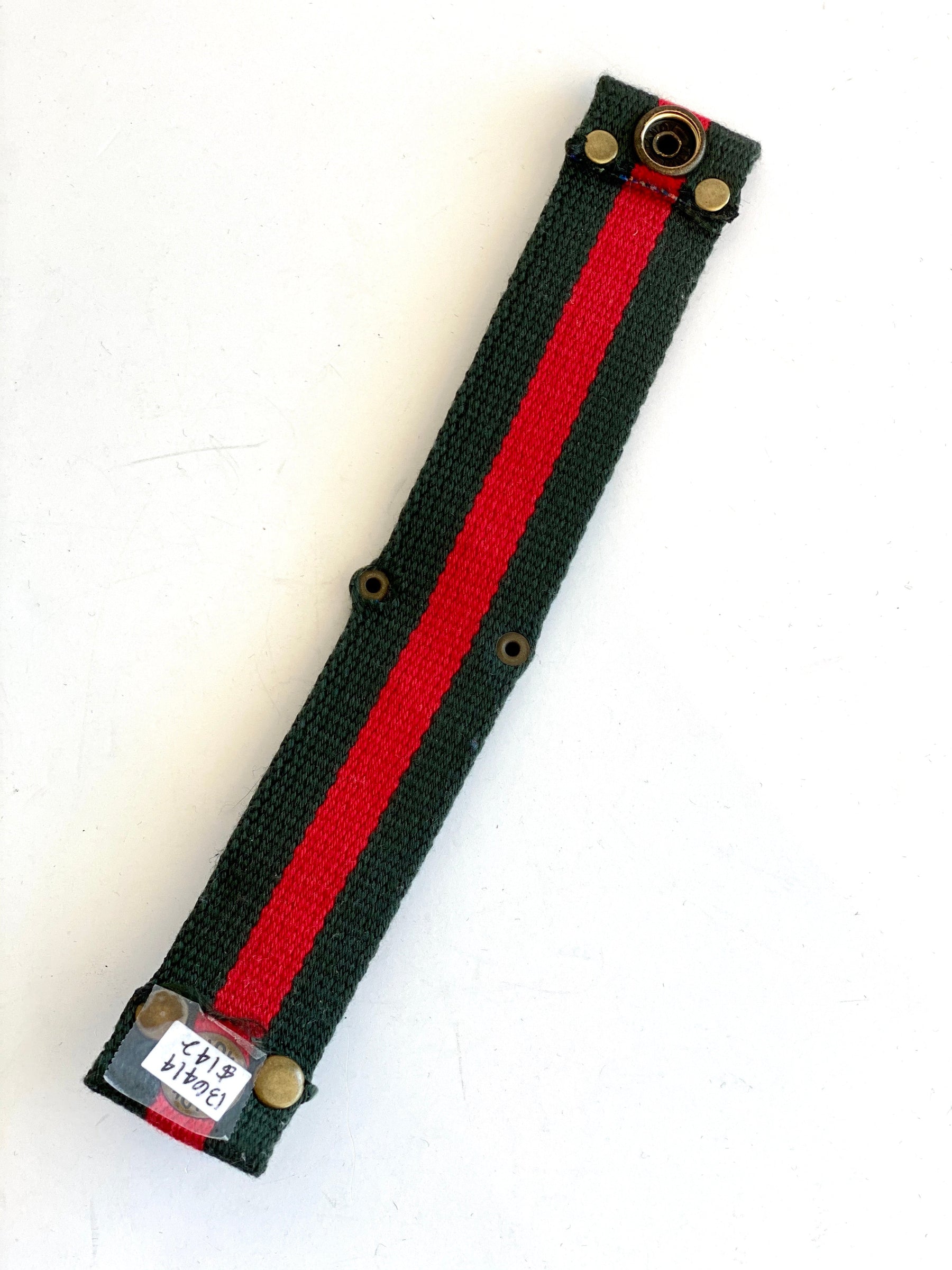 green and red bracelet