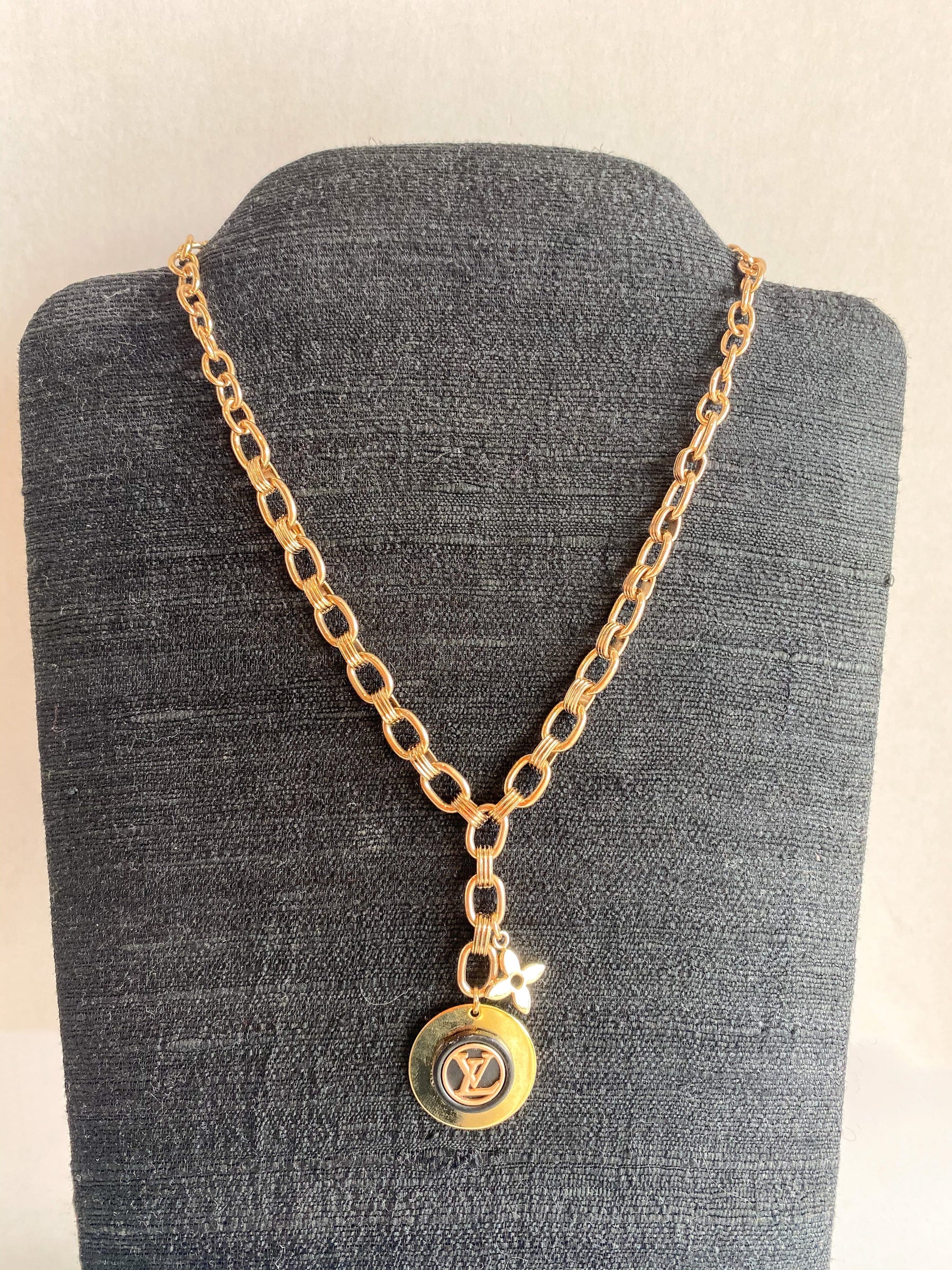 Designer Button Necklace