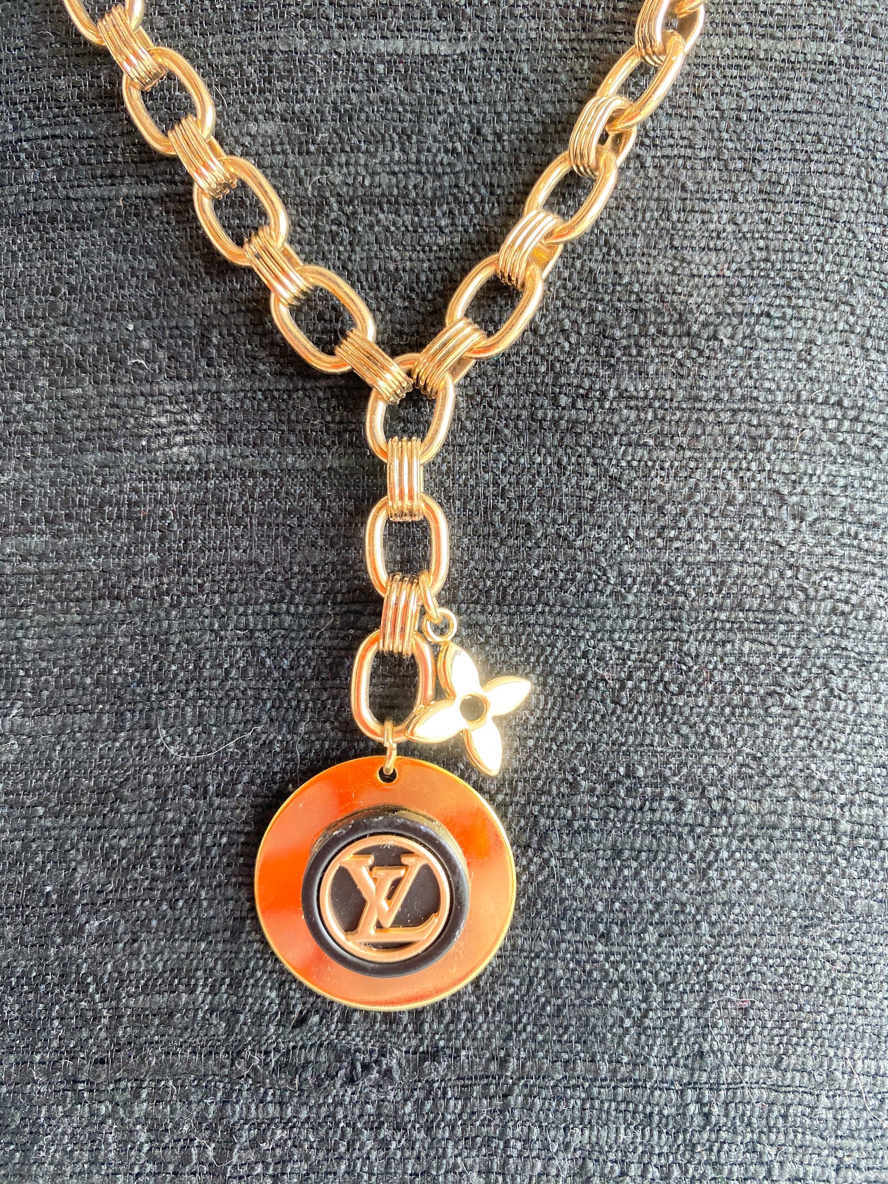 Designer Button Necklace