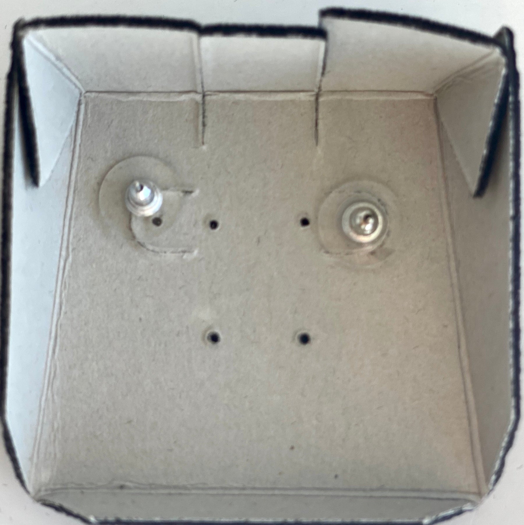 designer button earrings