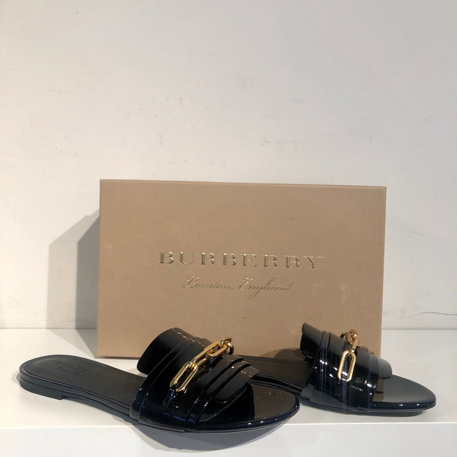 Burberry Coleford Slides Black