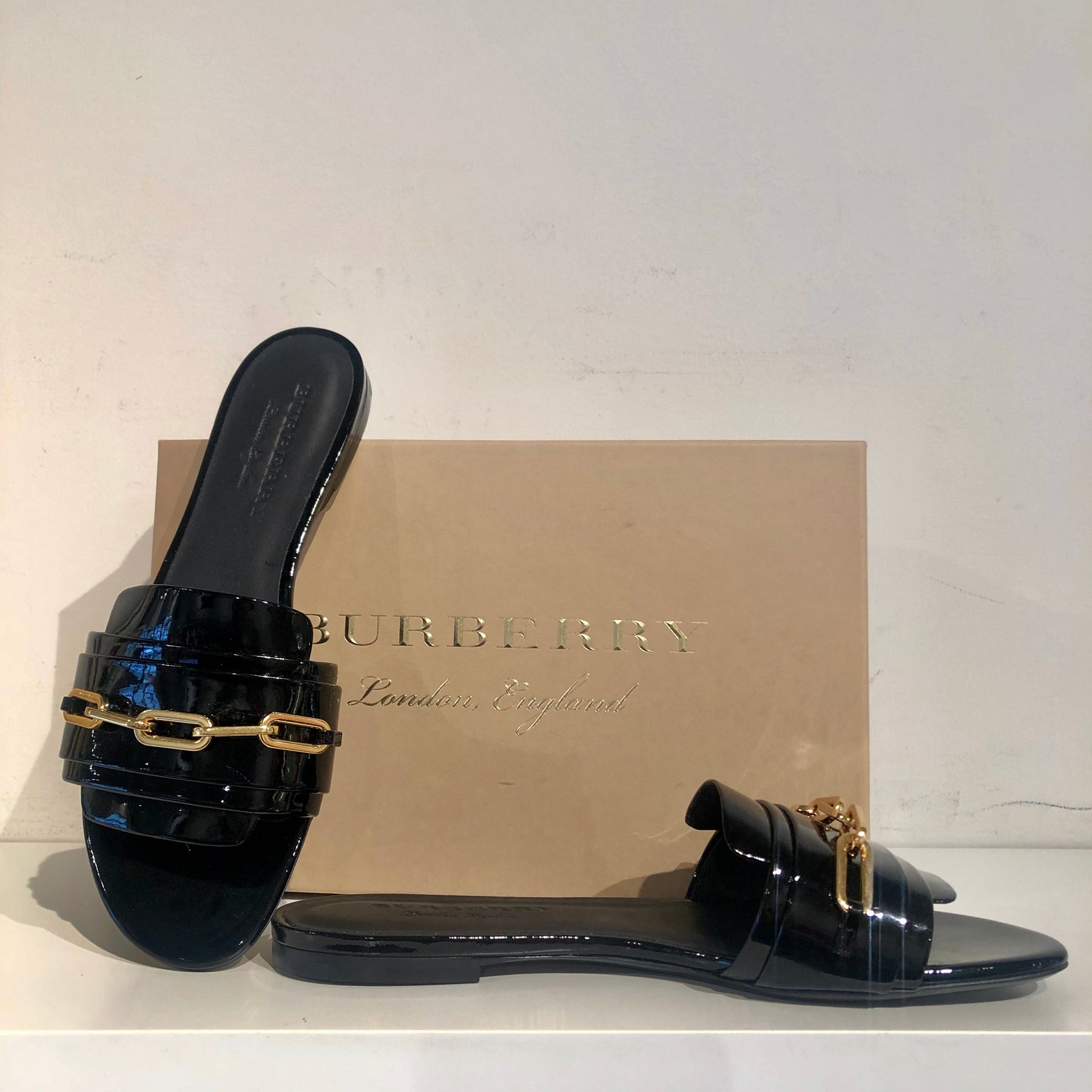 Burberry Coleford Slides Black