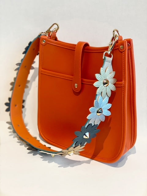 Corbyn Flower Strap Messenger Bag