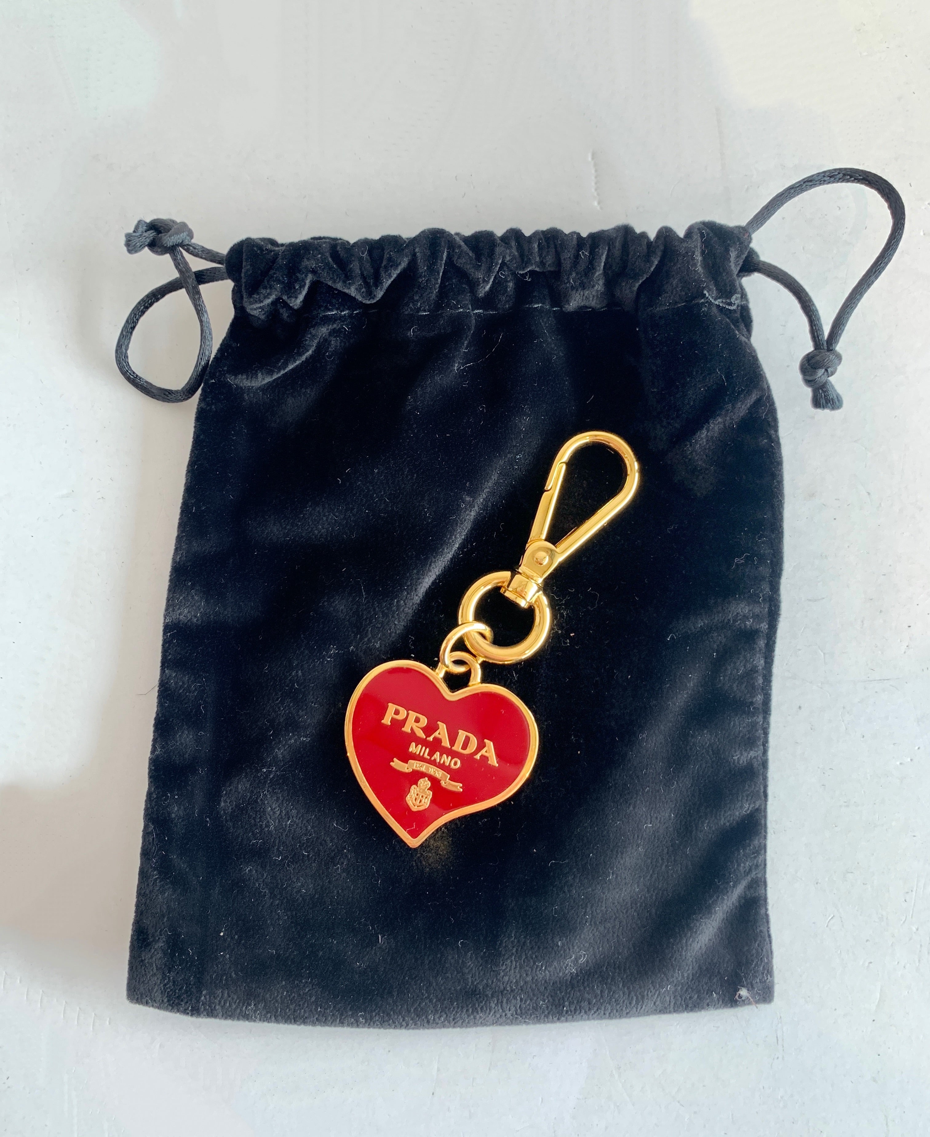 小物 Prada keychain heart Christmas edition 小物 Prada keychain heart Christmas edition Prada Red Heart