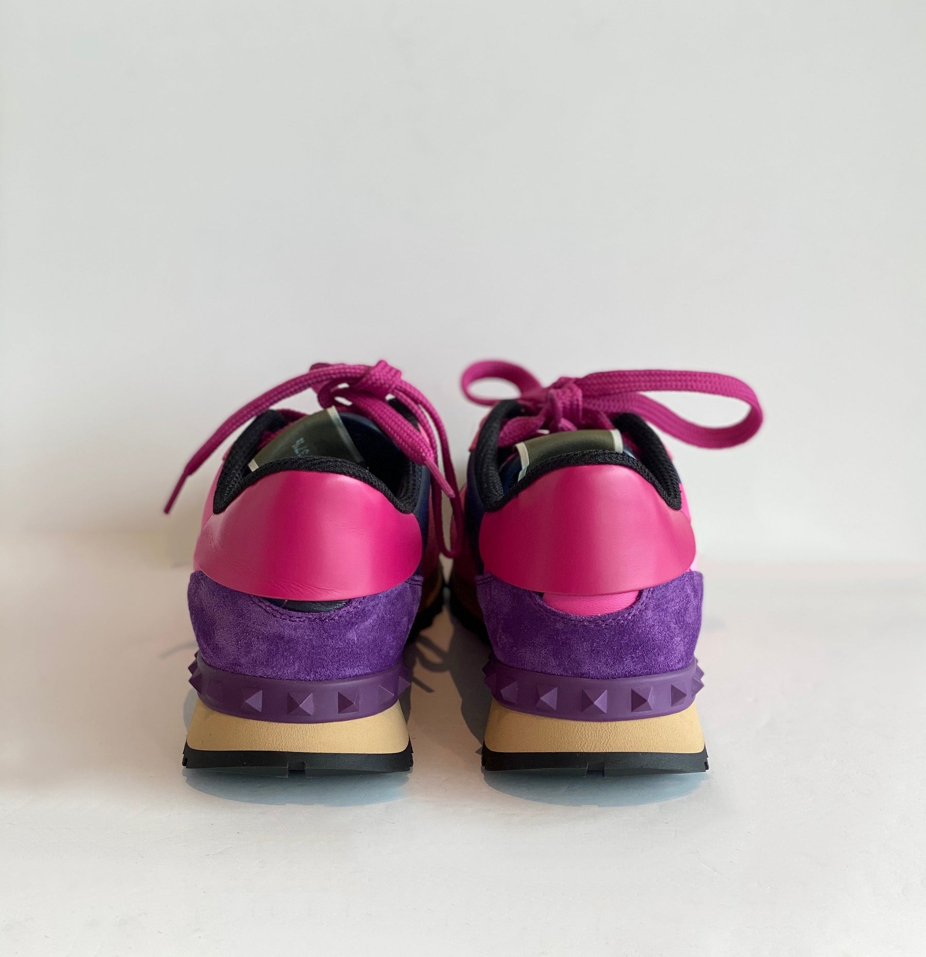 Valentino Garavani Rockstud Camouflage Low Top Sneakers