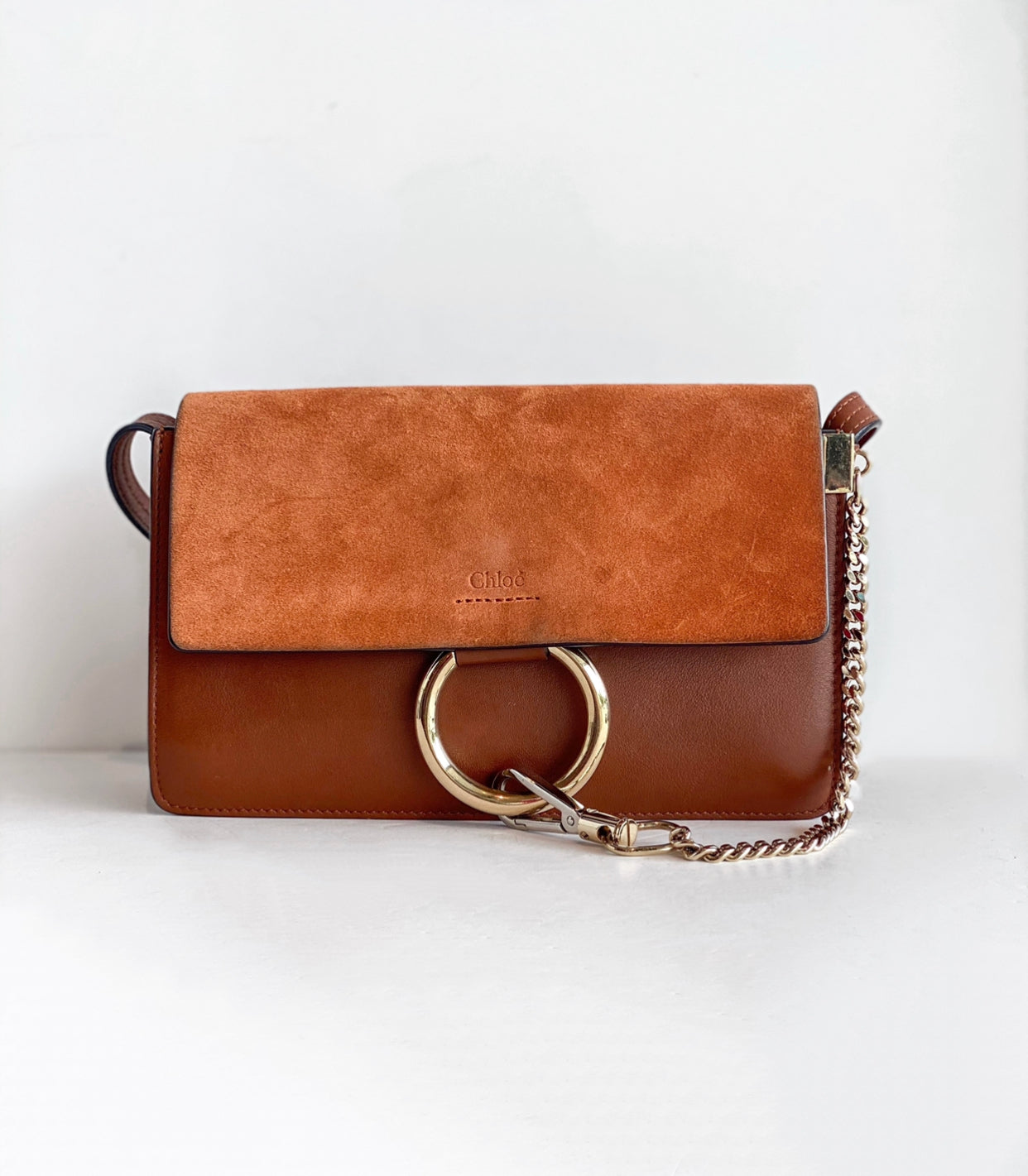Chloe Faye Small Crossbody Tobacco