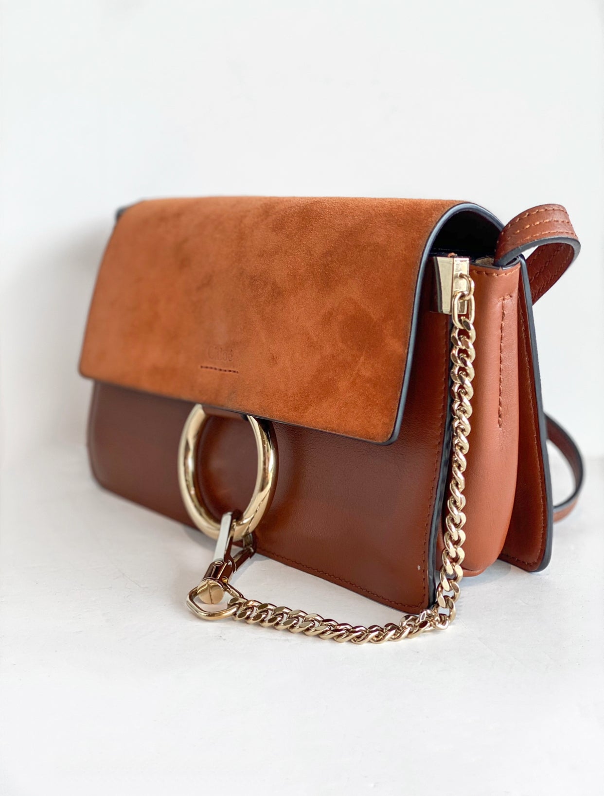 Chloe Faye Small Crossbody Tobacco