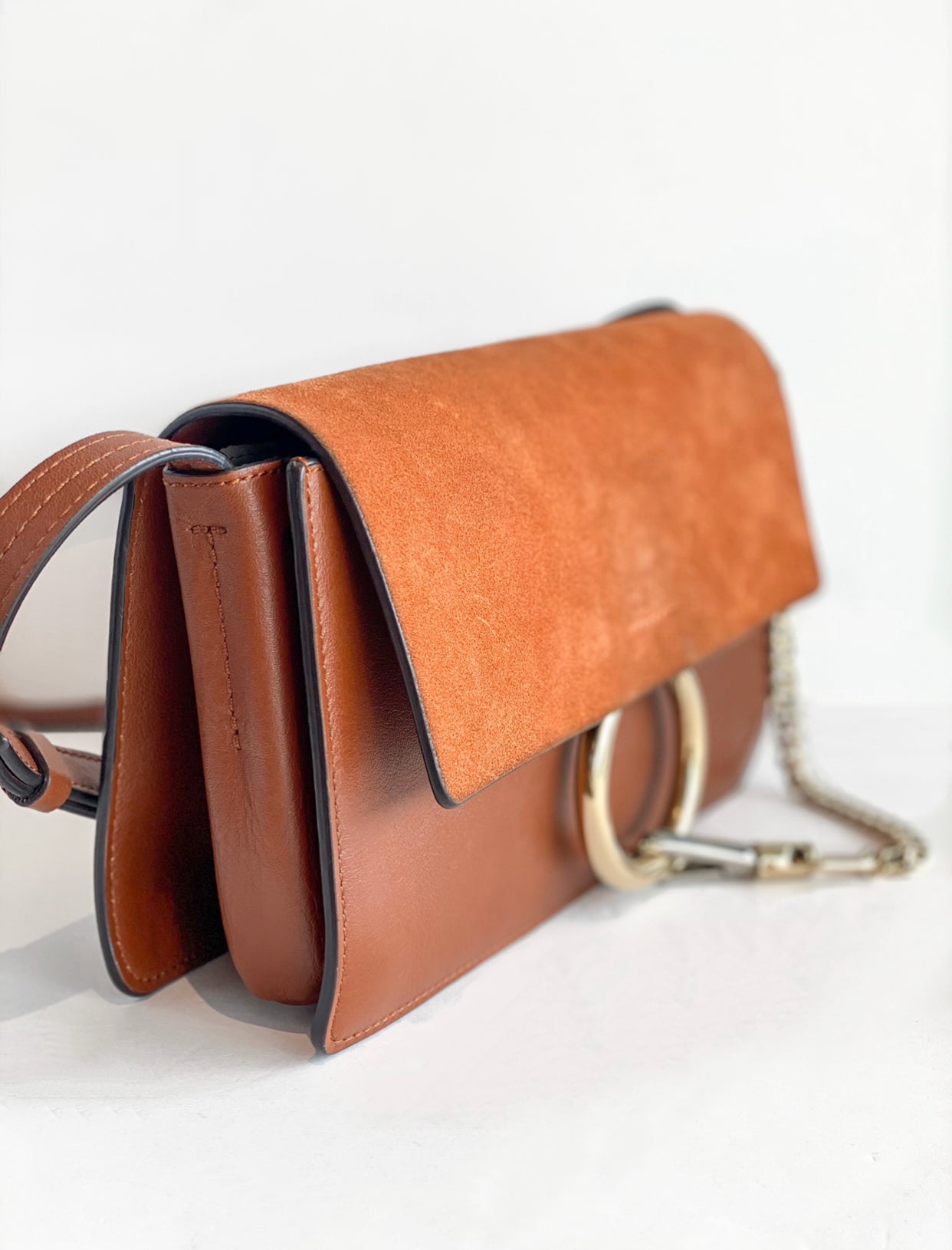 Chloe Faye Small Crossbody Tobacco