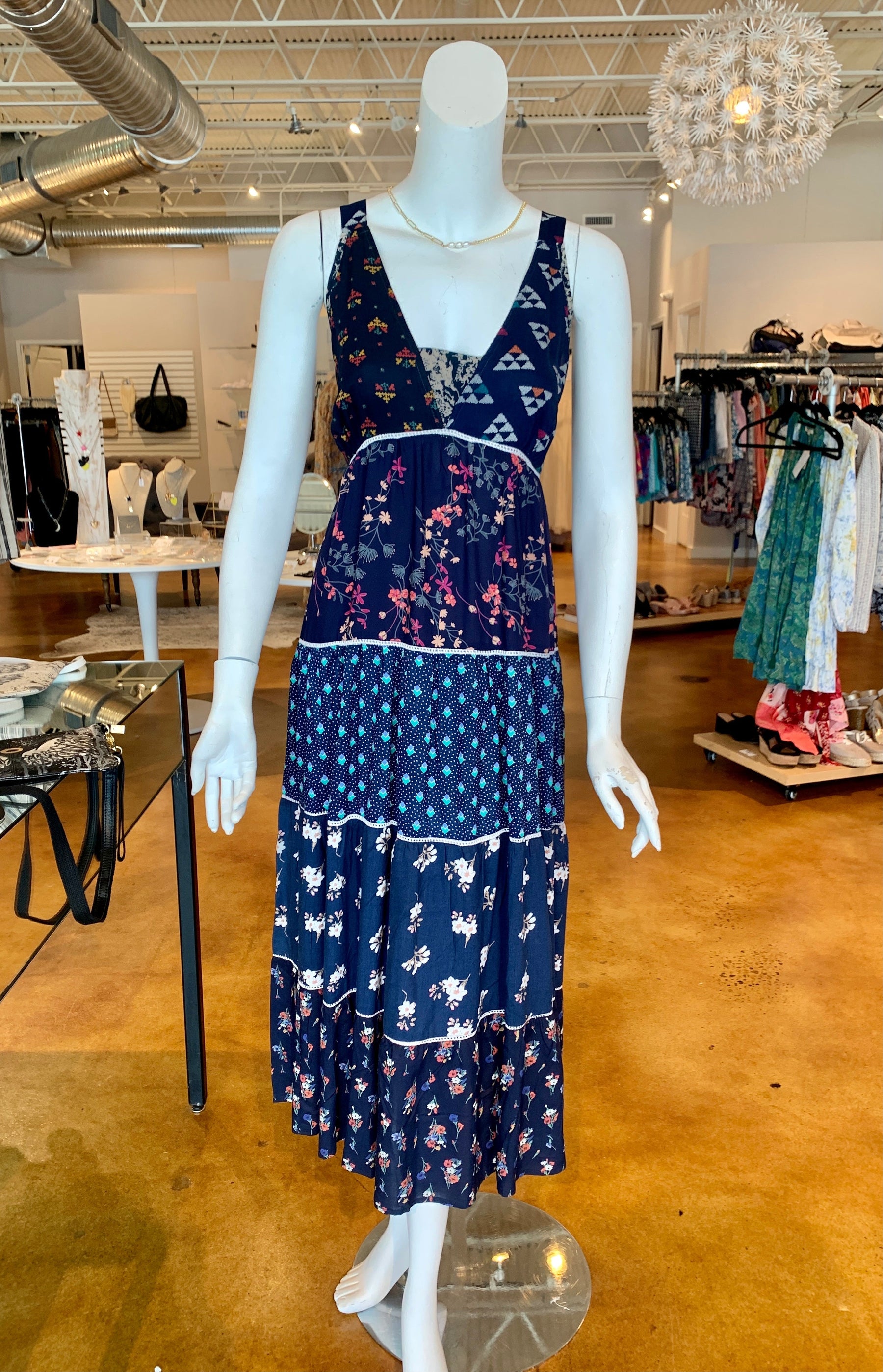 Patchwork Maxi dress