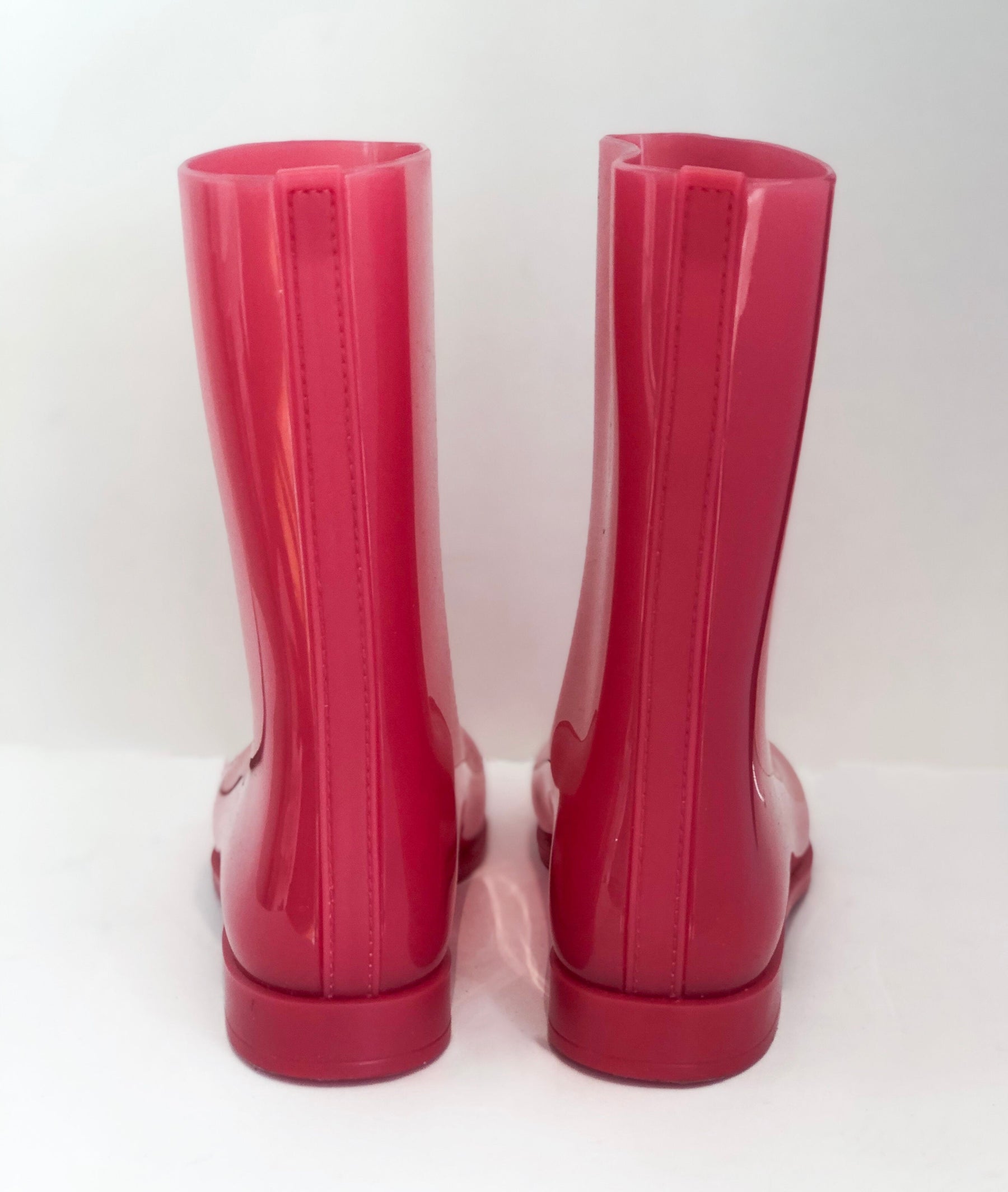 Chanel Pink Rain Boots