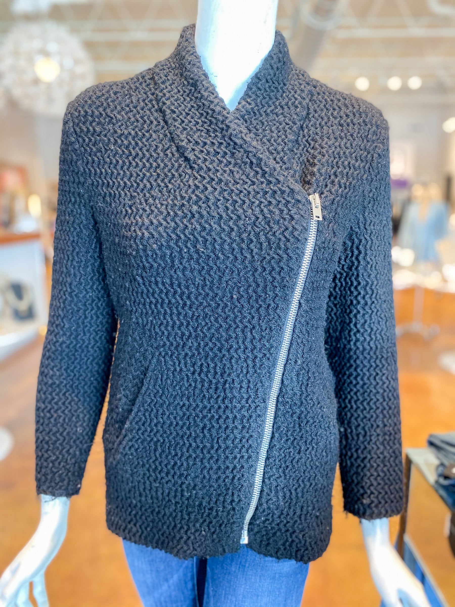 IRO Cody Jacket Matelasse Black