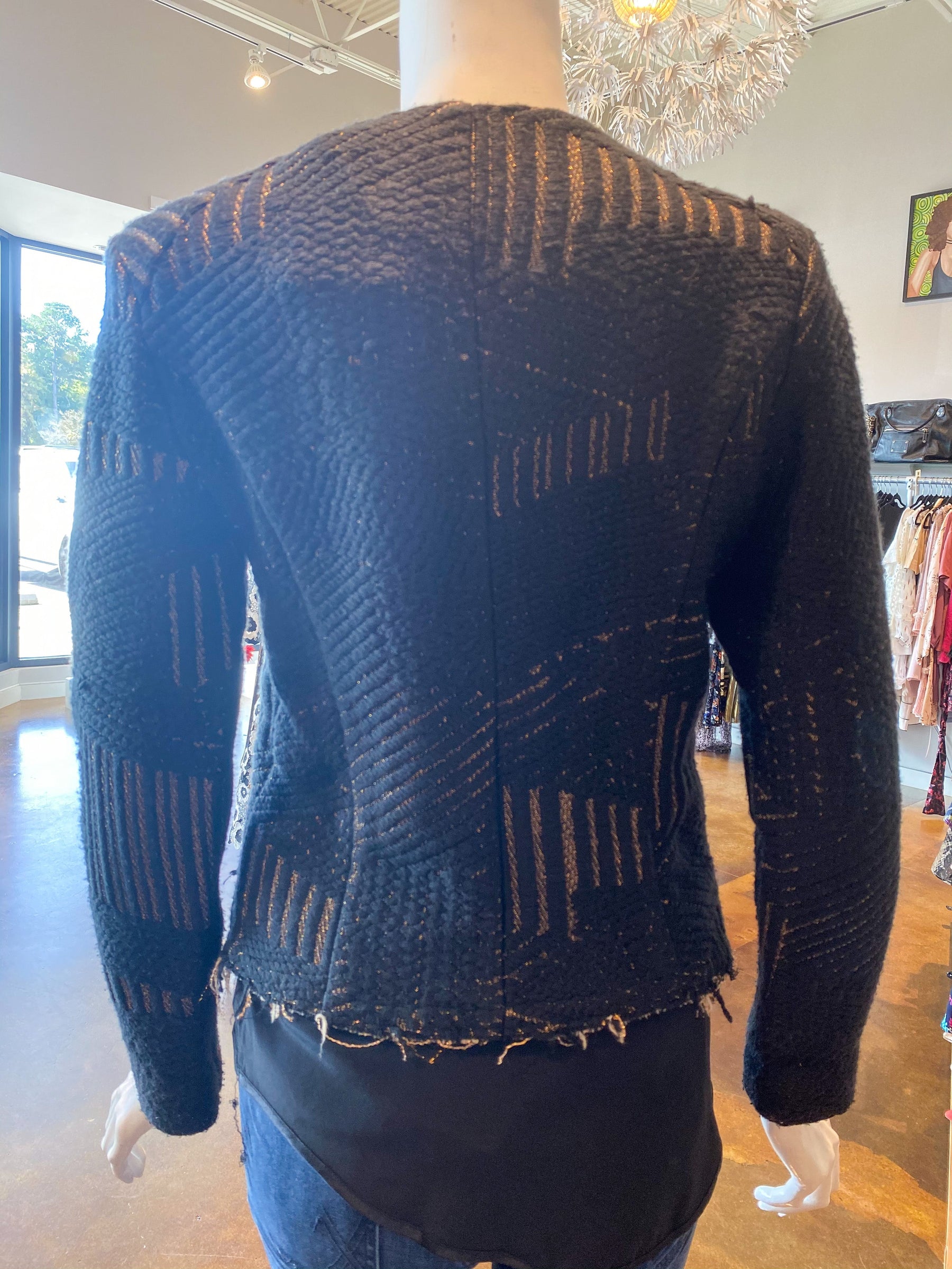 IRO Mepsie Jacket Black Textured