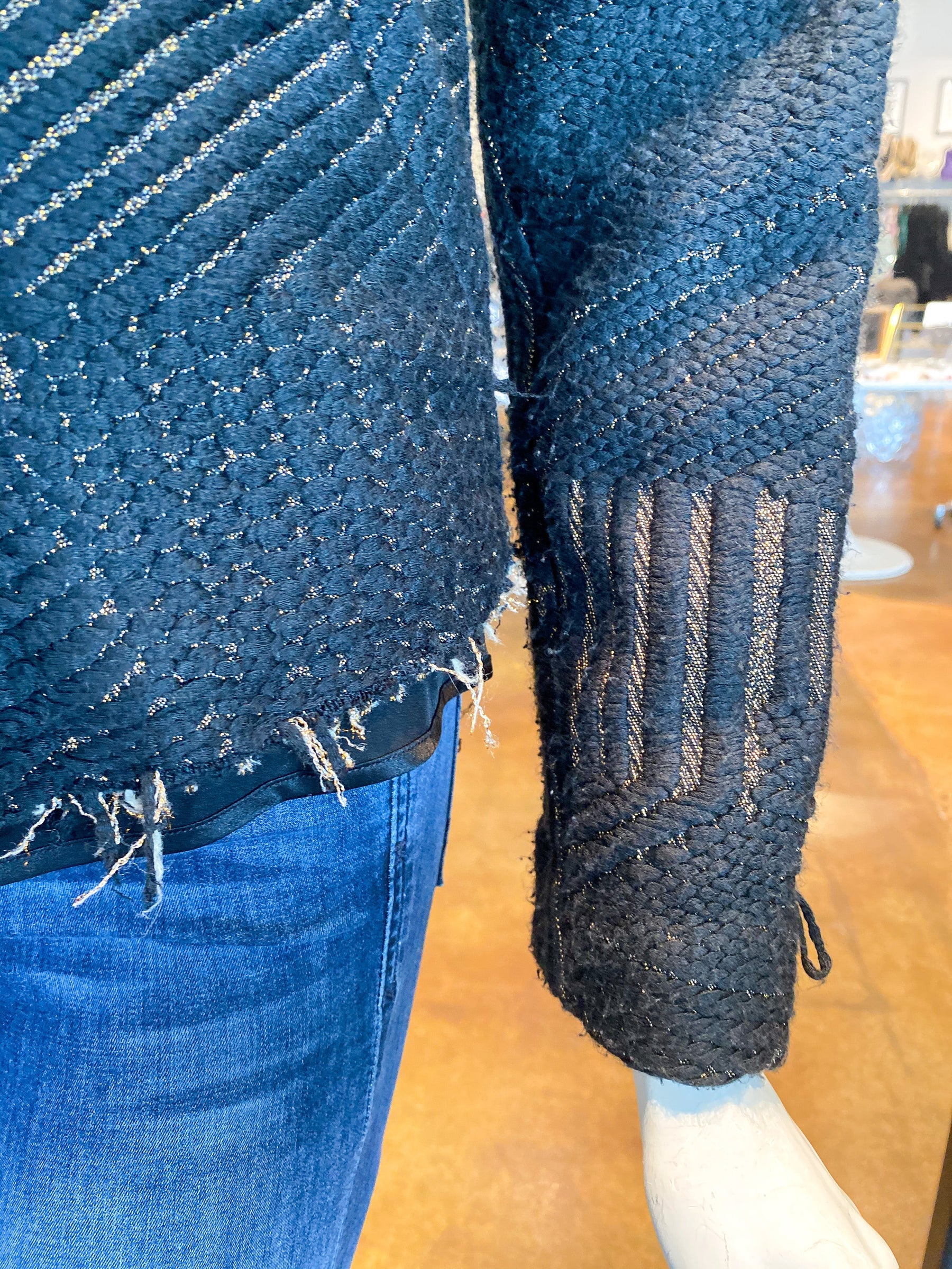 IRO Mepsie Jacket Black Textured