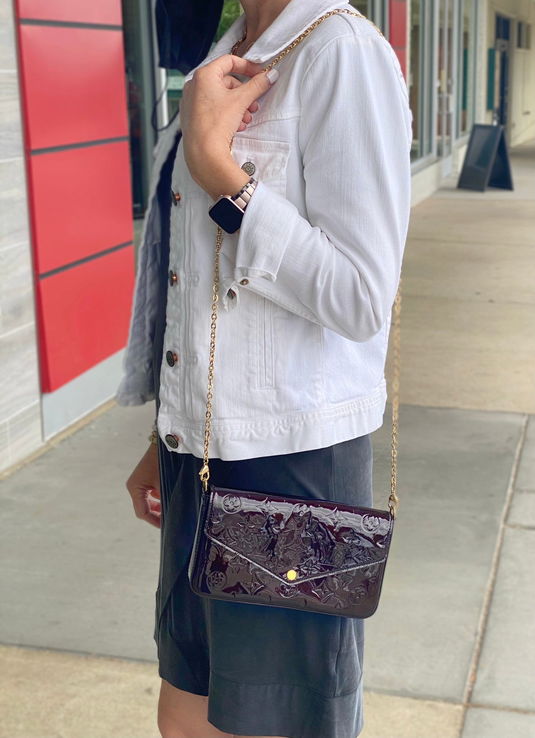 Louis Vuitton Felicie Pochette Monogram Vernis