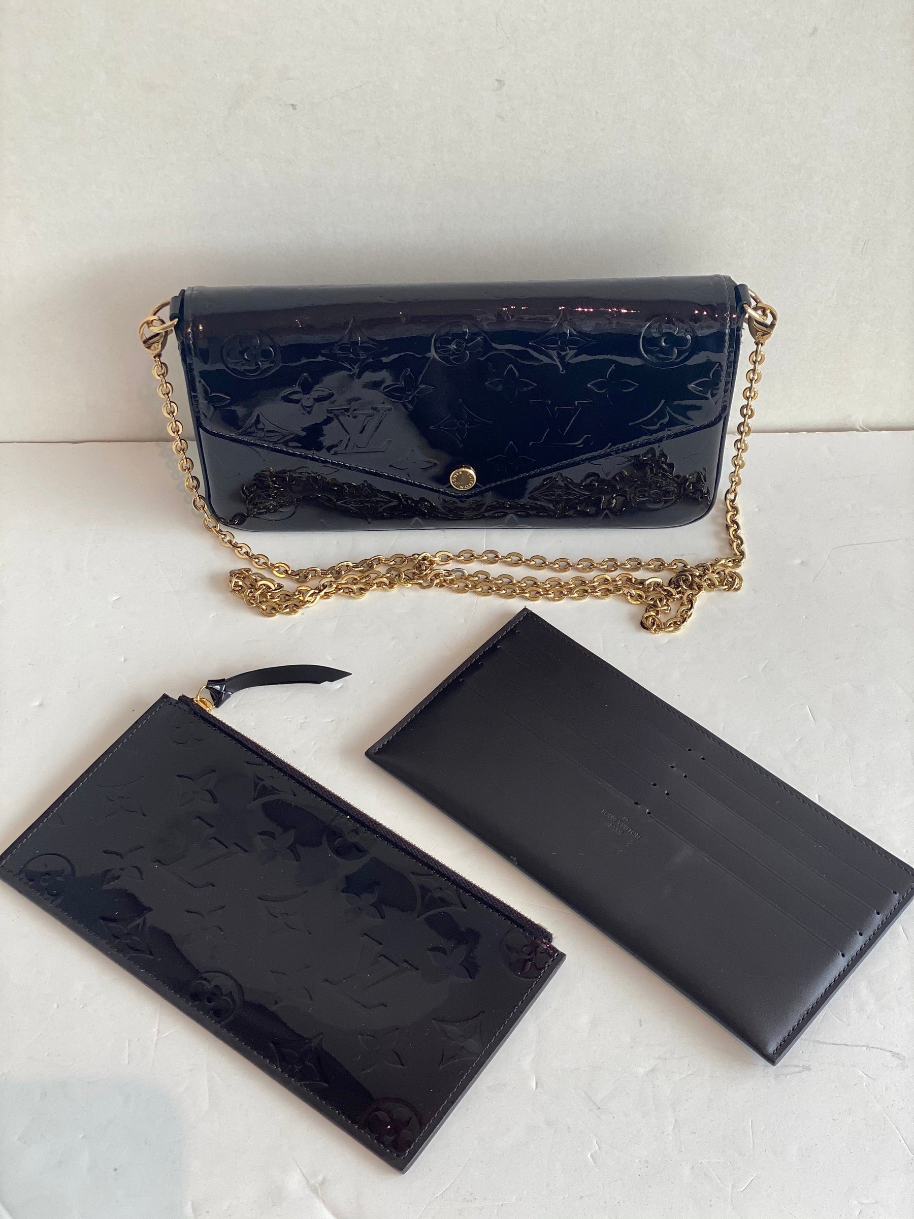 Louis Vuitton Felicie Pochette Monogram Vernis