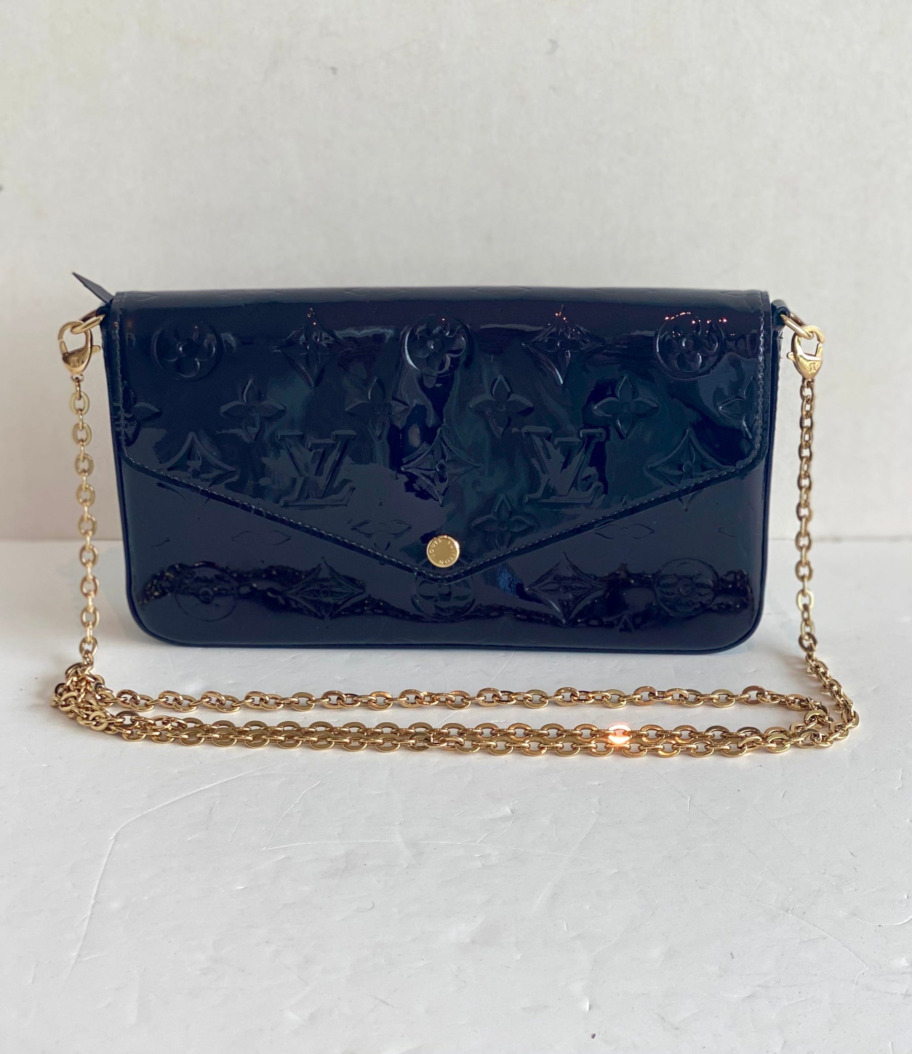 Louis Vuitton Felicie Pochette Monogram Vernis