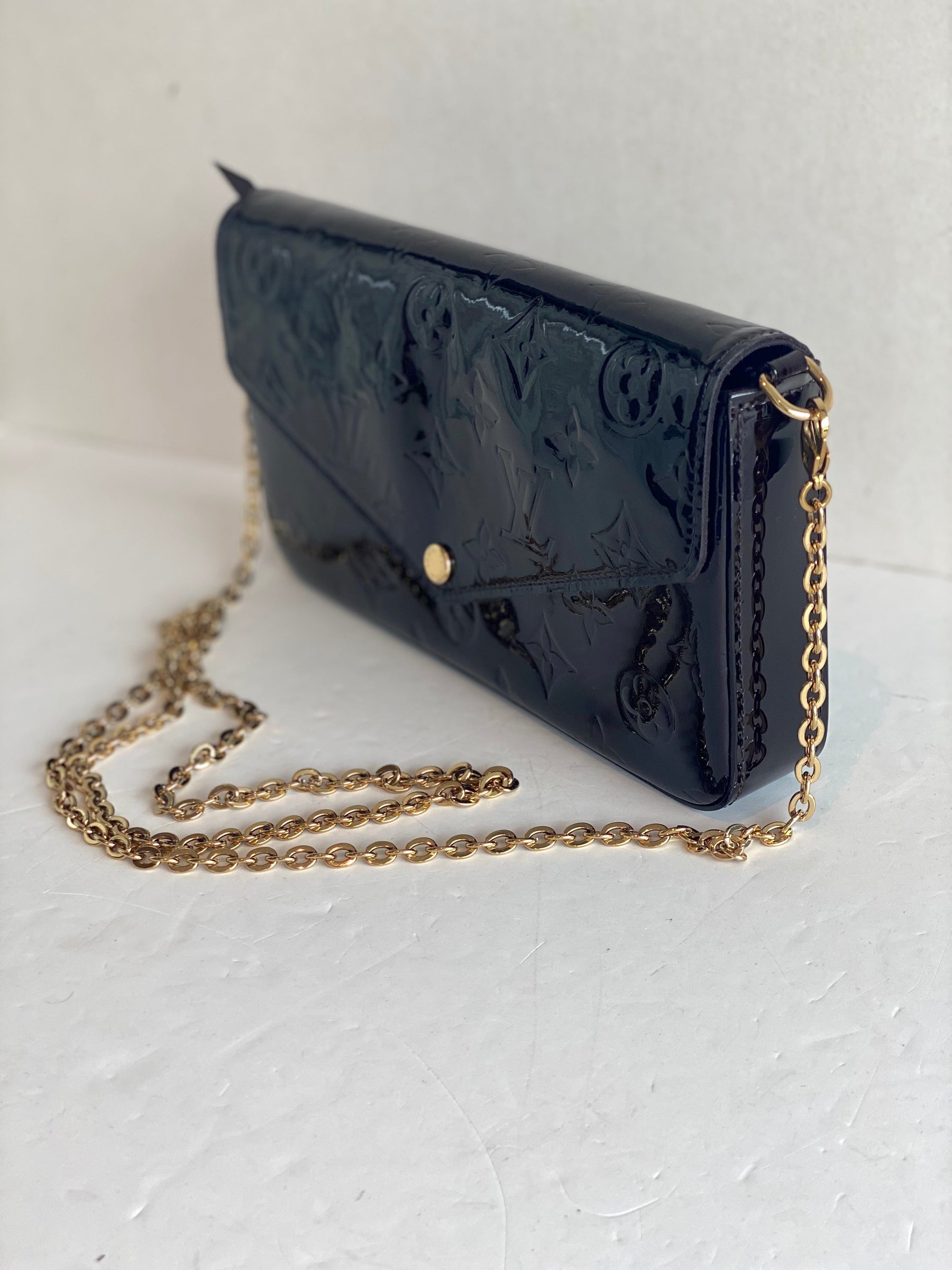 Louis Vuitton Felicie Pochette Monogram Vernis